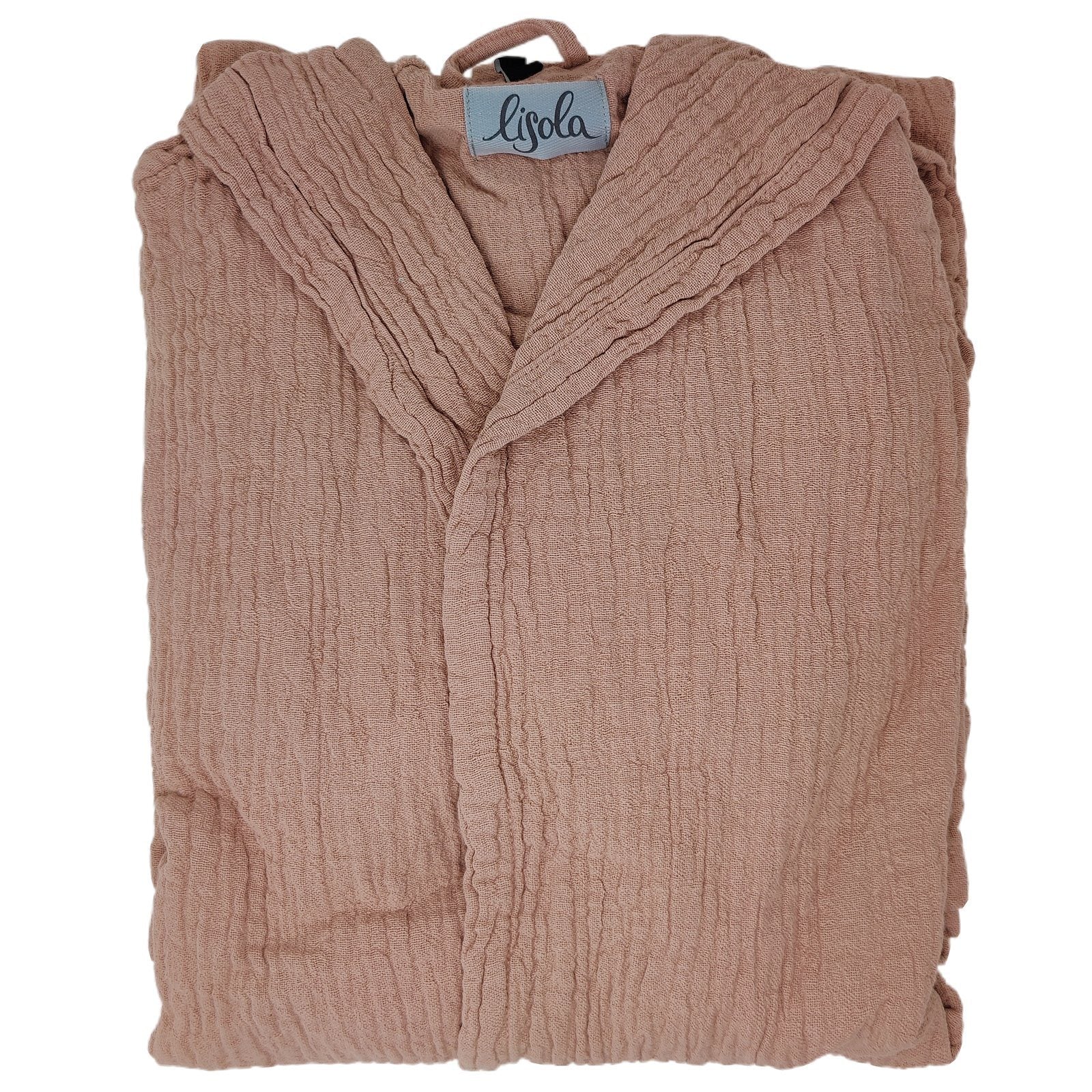 Accappatoio in Cotone Garzato Stonewashed con Cappuccio - Punto - Image 6