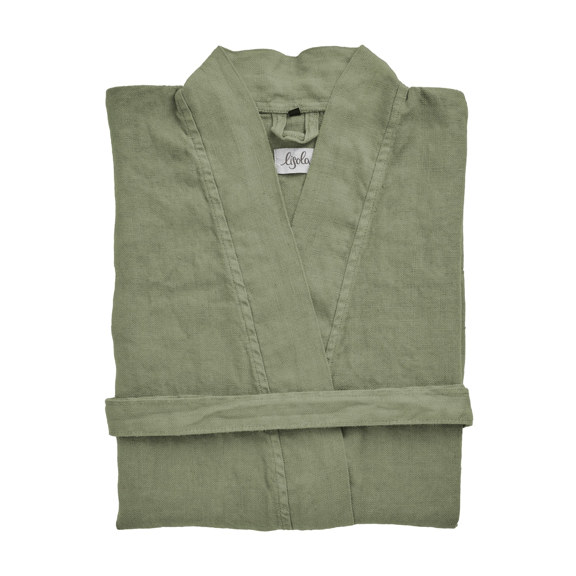 Accappatoio Kimono in Panamà di Puro LINO - Panamà - Image 14