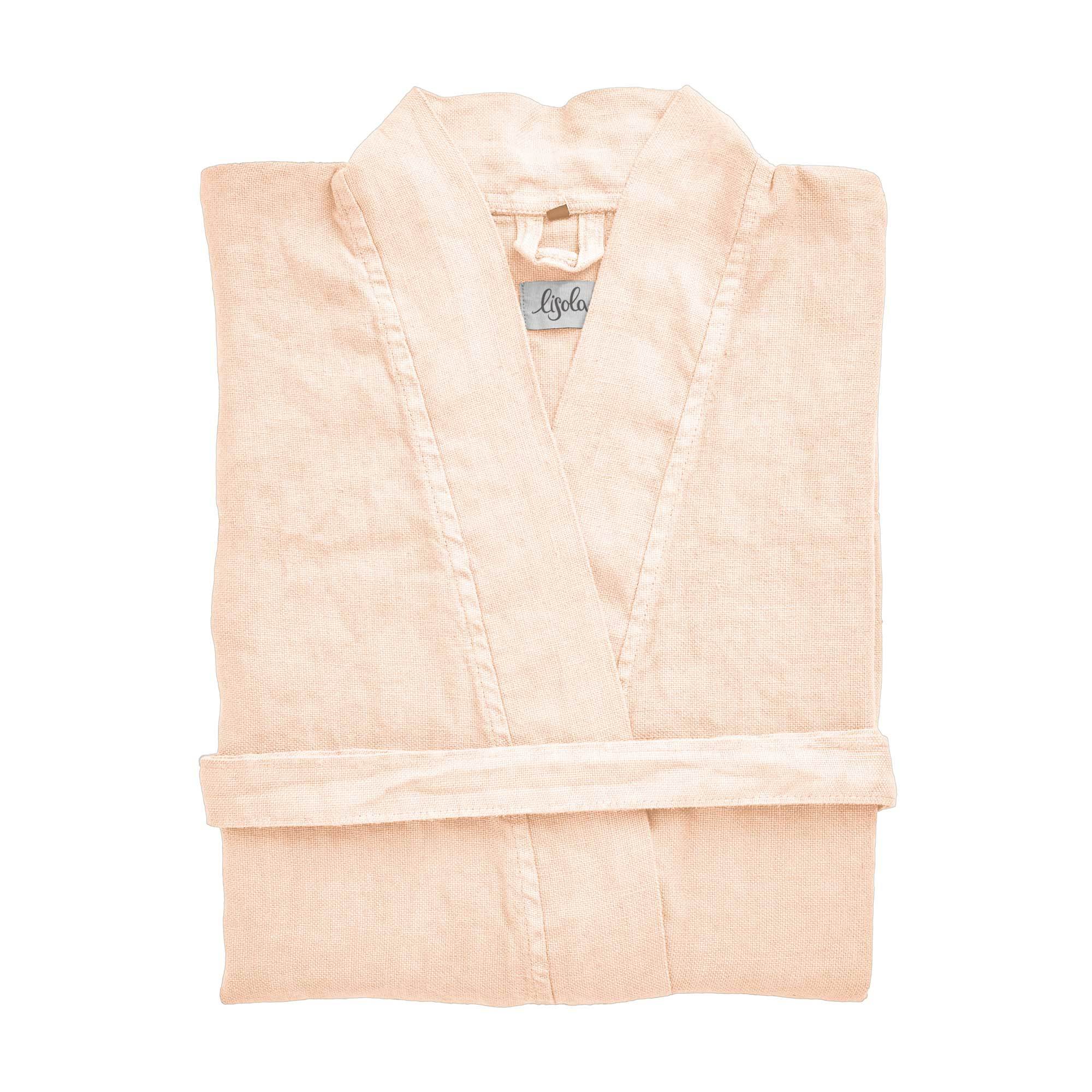 Accappatoio Kimono in Panamà di Puro LINO - Panamà - Image 6