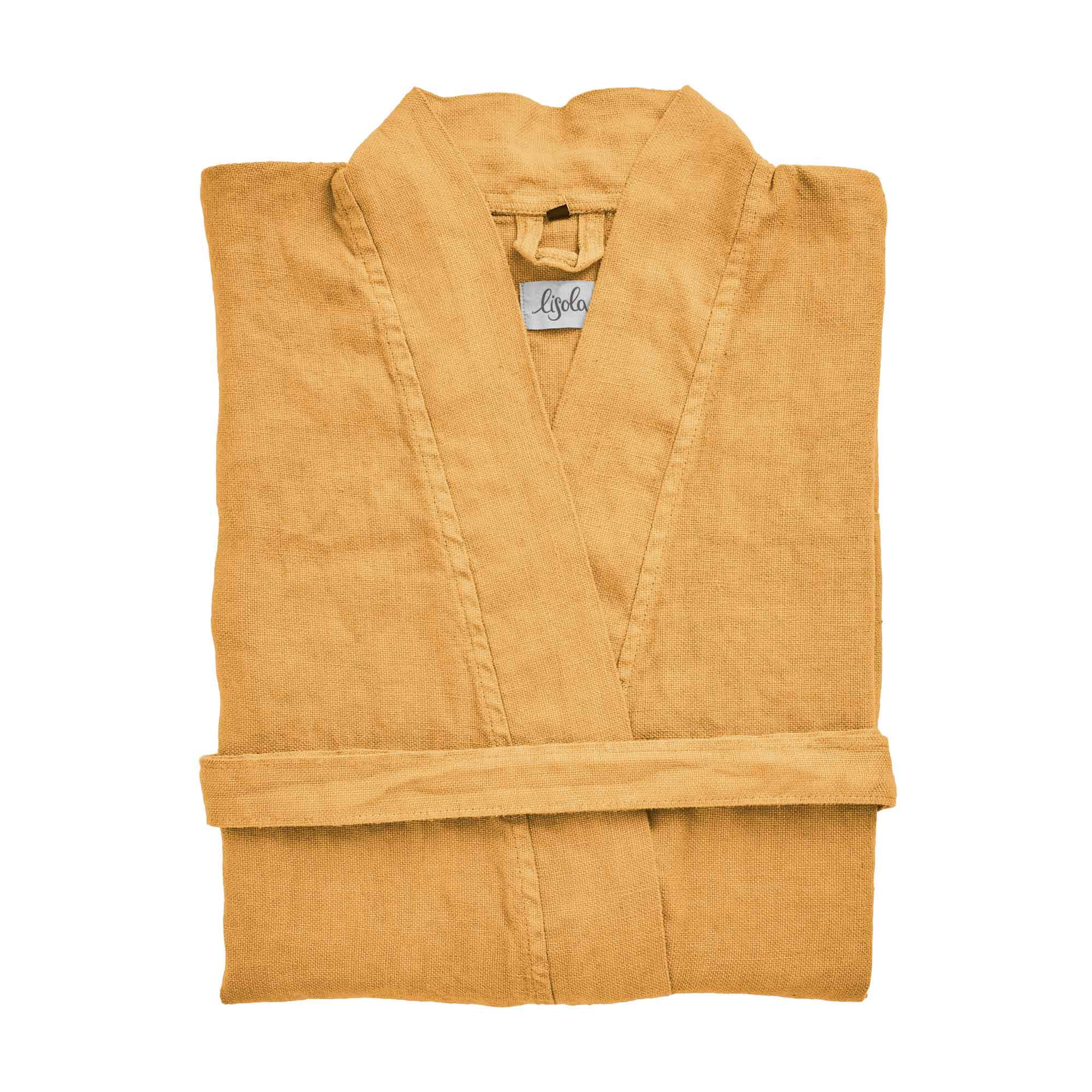 Accappatoio Kimono in Panamà di Puro LINO - Panamà - Image 8
