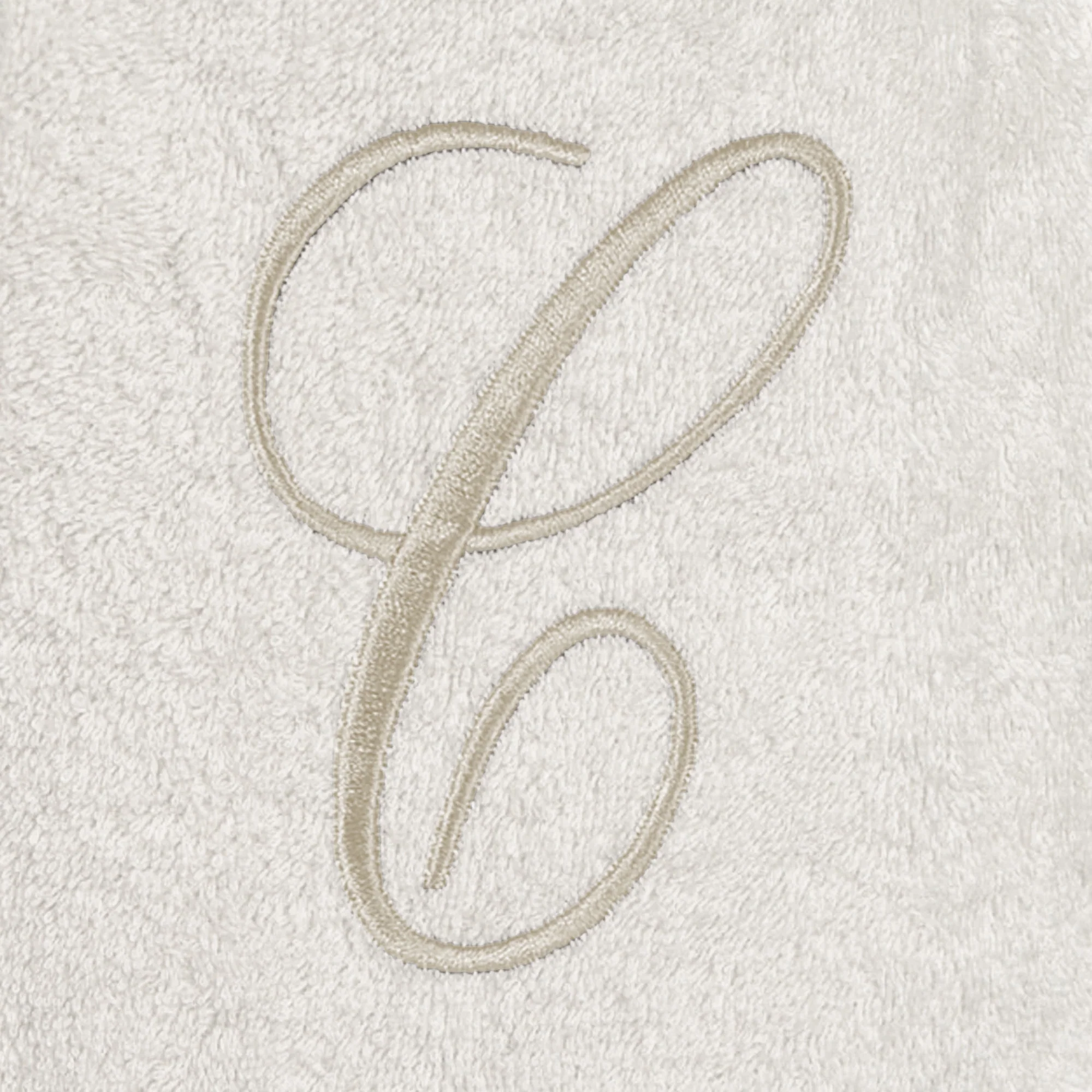Accappatoio Scialle in Spugna Con Cifre e Balza Lino - Santiago - Image 6