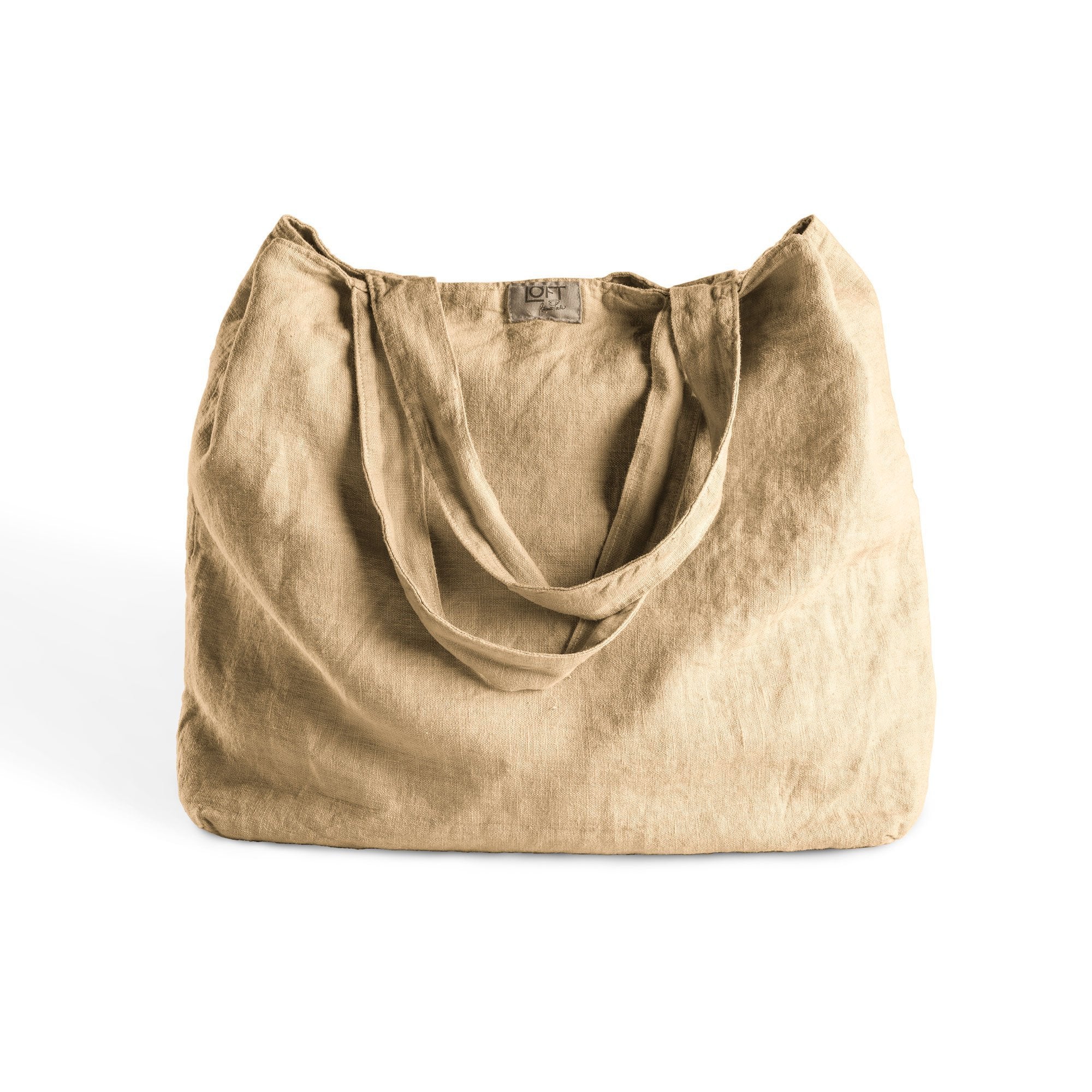Borsa Mare in Panama di Lino Tinto in Capo - Palma - Image 3