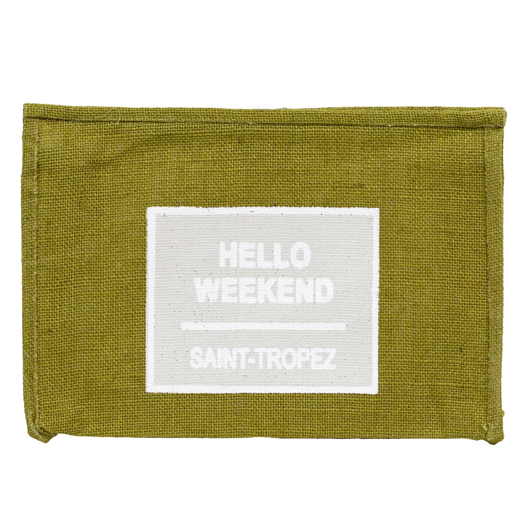 Borsa Mare o Trousse in Juta Tinta Unita - Hello - Image 12