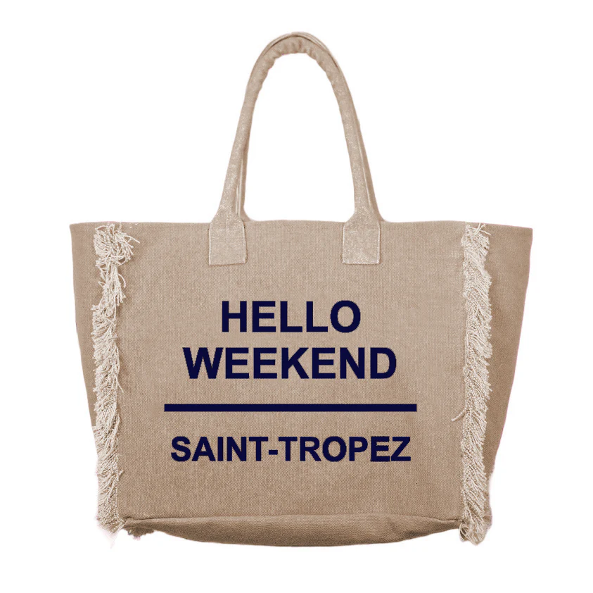Borsa Mare o Trusse in Puro Cotone Tinta Unita - Hello Weekend - Image 12