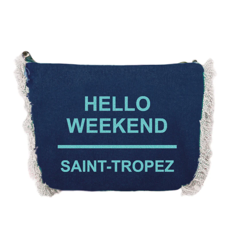 Borsa Mare o Trusse in Puro Cotone Tinta Unita - Hello Weekend - Image 18
