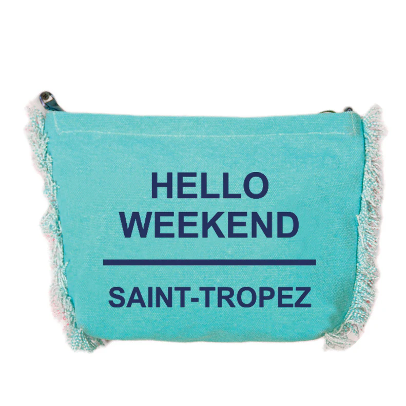 Borsa Mare o Trusse in Puro Cotone Tinta Unita - Hello Weekend - Image 19
