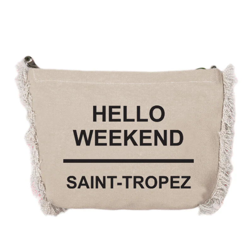Borsa Mare o Trusse in Puro Cotone Tinta Unita - Hello Weekend - Image 20