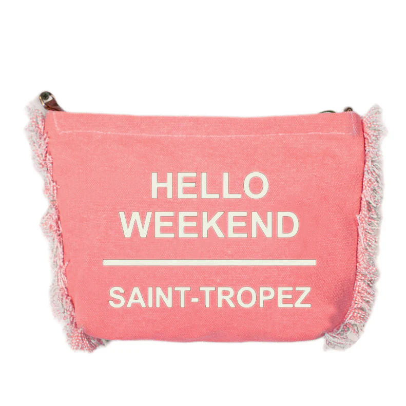 Borsa Mare o Trusse in Puro Cotone Tinta Unita - Hello Weekend - Image 21