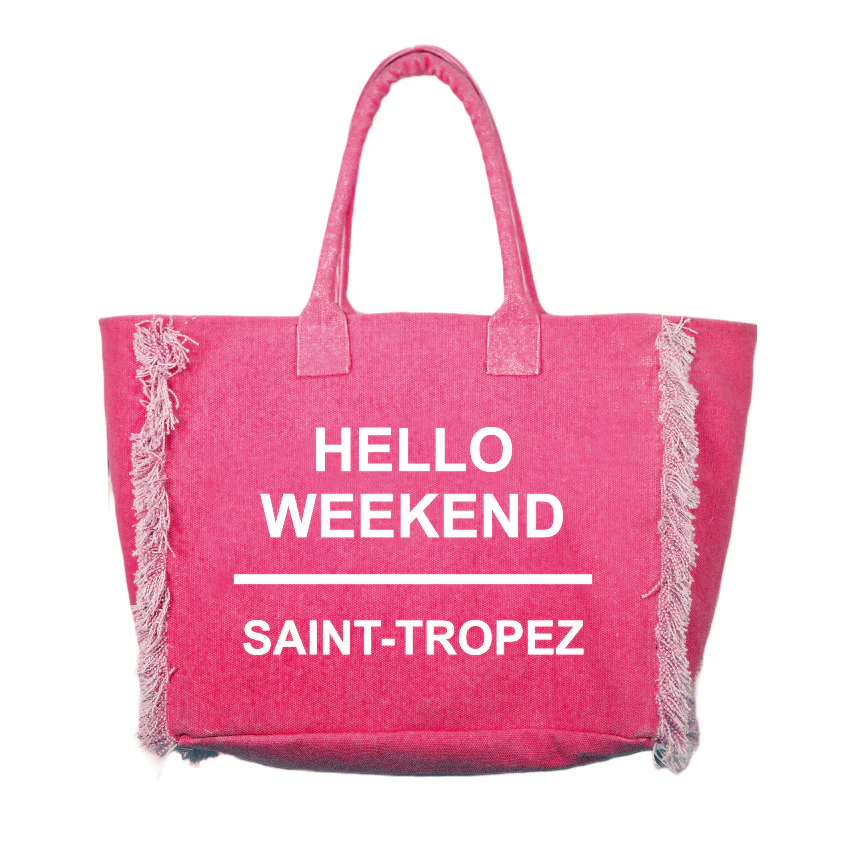 Borsa Mare o Trusse in Puro Cotone Tinta Unita - Hello Weekend - Image 5