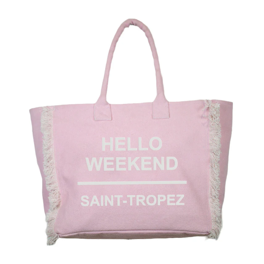 Borsa Mare o Trusse in Puro Cotone Tinta Unita - Hello Weekend - Image 7