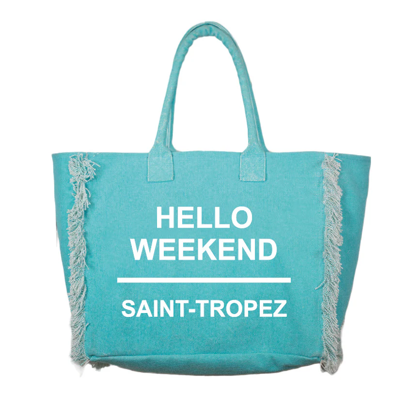 Borsa Mare o Trusse in Puro Cotone Tinta Unita - Hello Weekend - Image 8