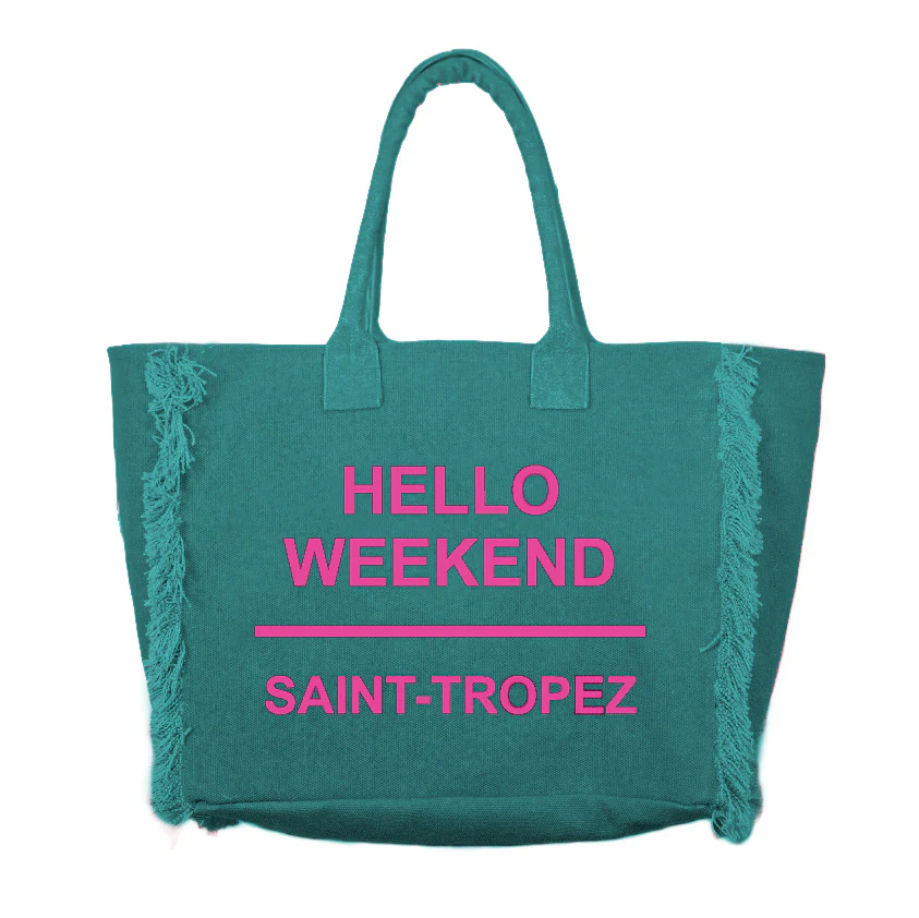 Borsa Mare o Trusse in Puro Cotone Tinta Unita - Hello Weekend - Image 9