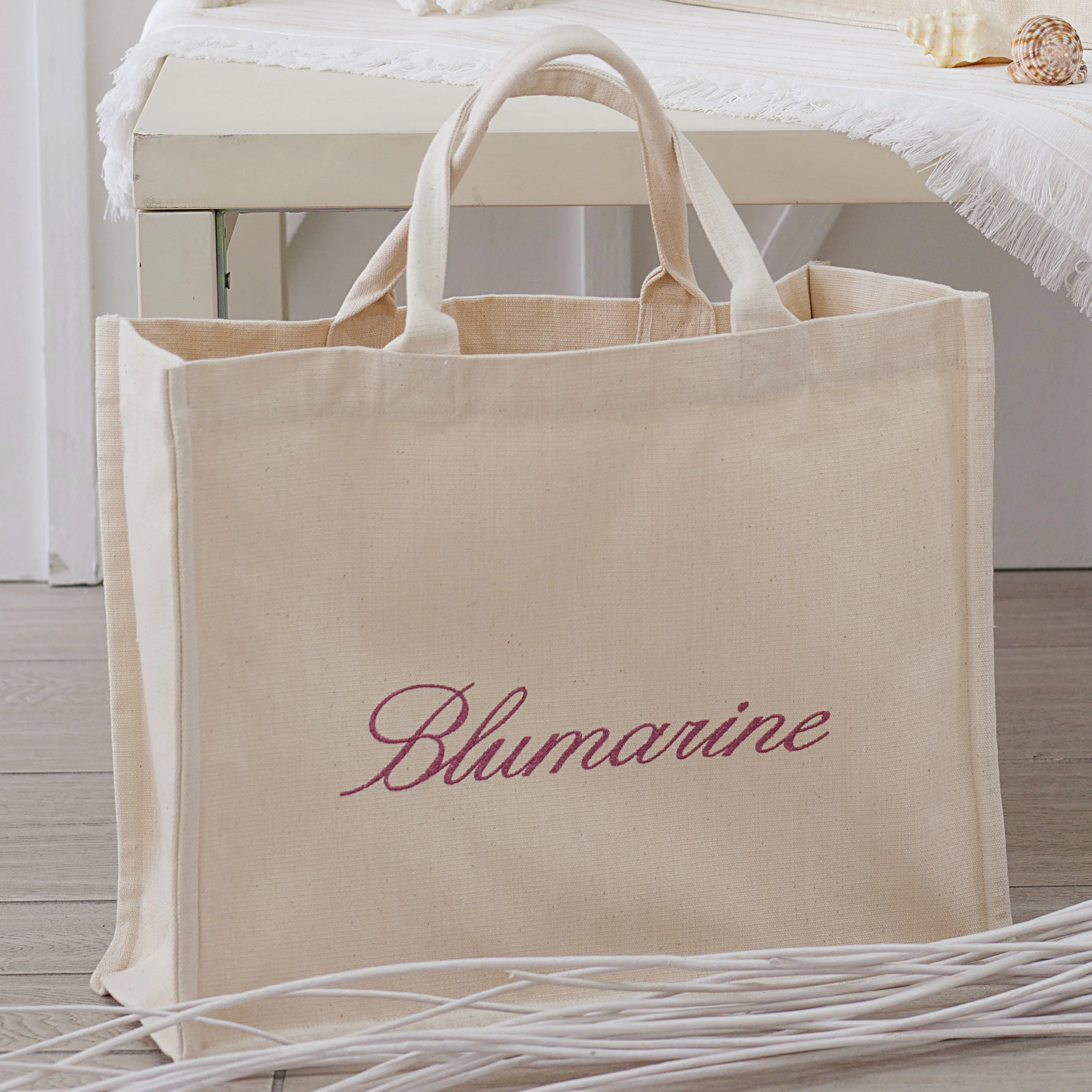 Borsa Mare in Tela di Cotone - Gabardine - Image 2