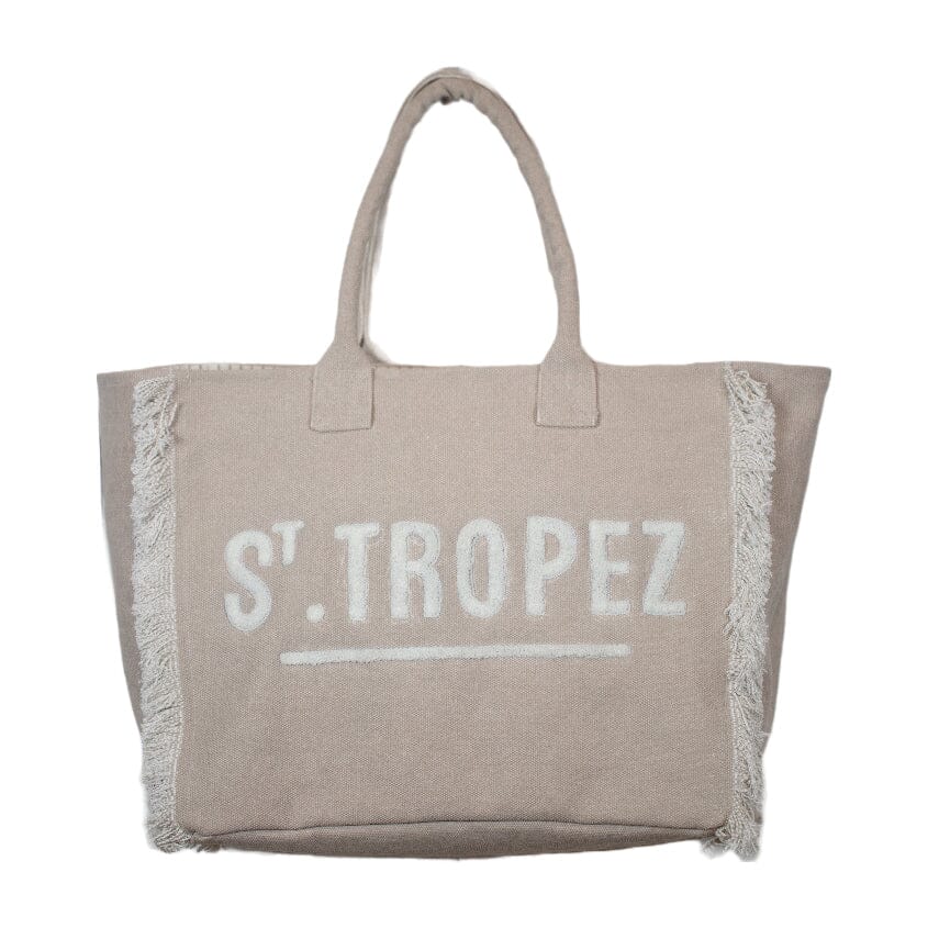 Borsa Mare o Trousse in Puro Cotone con Frangette - Legende - Image 3
