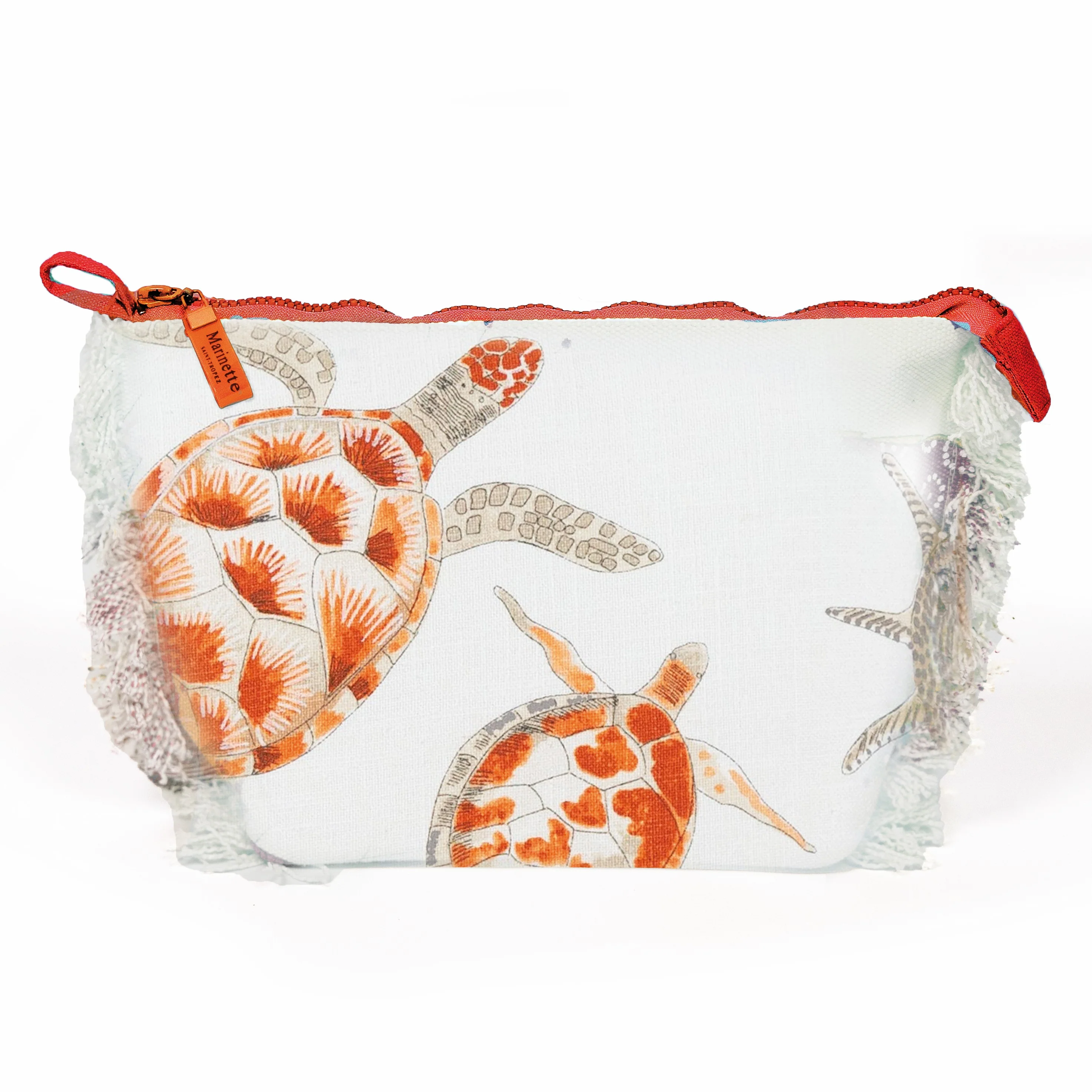 Borsa Mare o Trousse in Puro Cotone Fantasia Stampata - Esquinade - Image 4