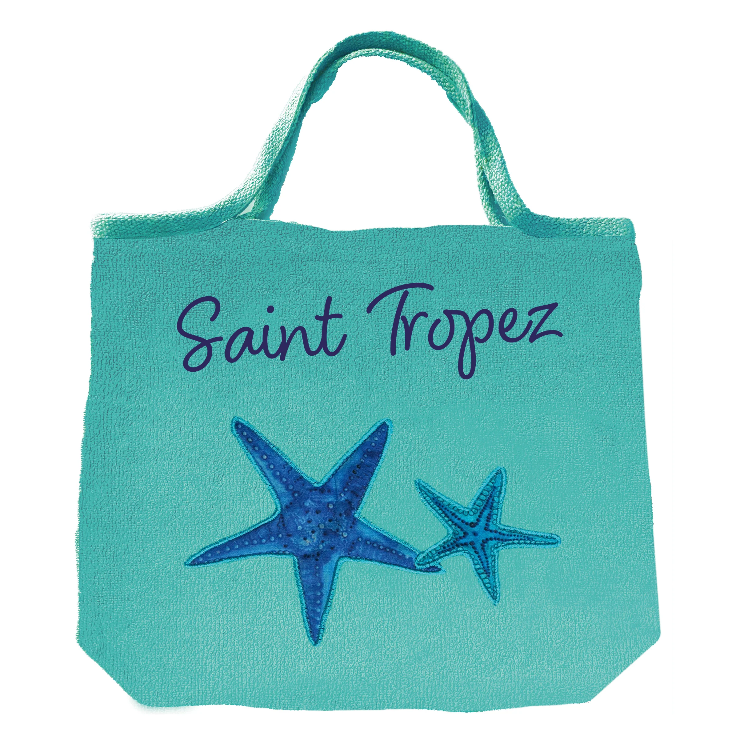 Borsa Mare o Trousse in Spugna di Cotone Ricamata - Etoile - Image 2