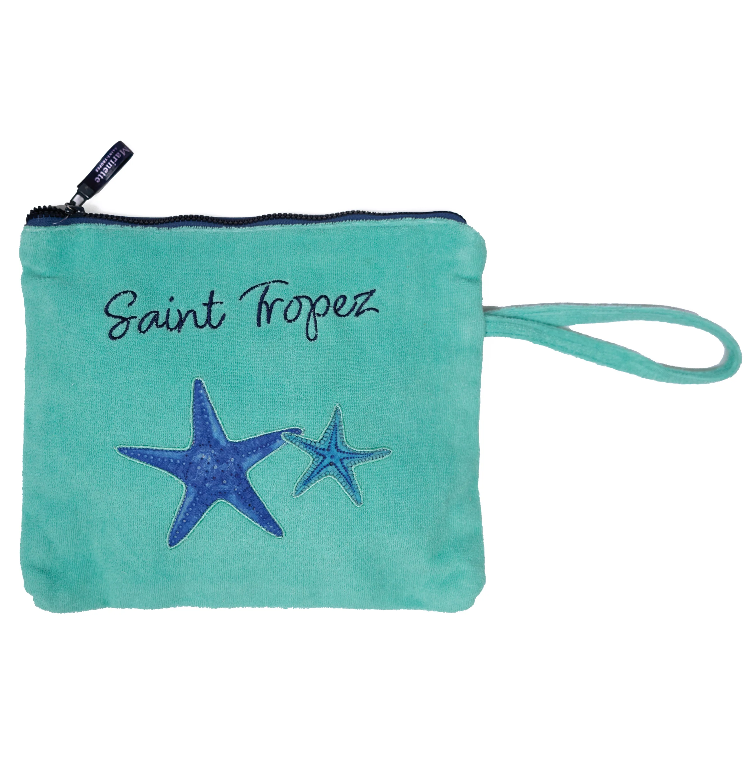 Borsa Mare o Trousse in Spugna di Cotone Ricamata - Etoile - Image 3