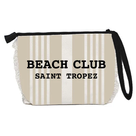 Borsa Mare o Trousse in Spugna di Cotone Rigato - Beach Club - Image 19