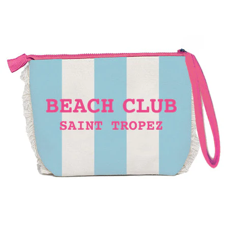 Borsa Mare o Trousse in Spugna di Cotone Rigato - Beach Club - Image 26