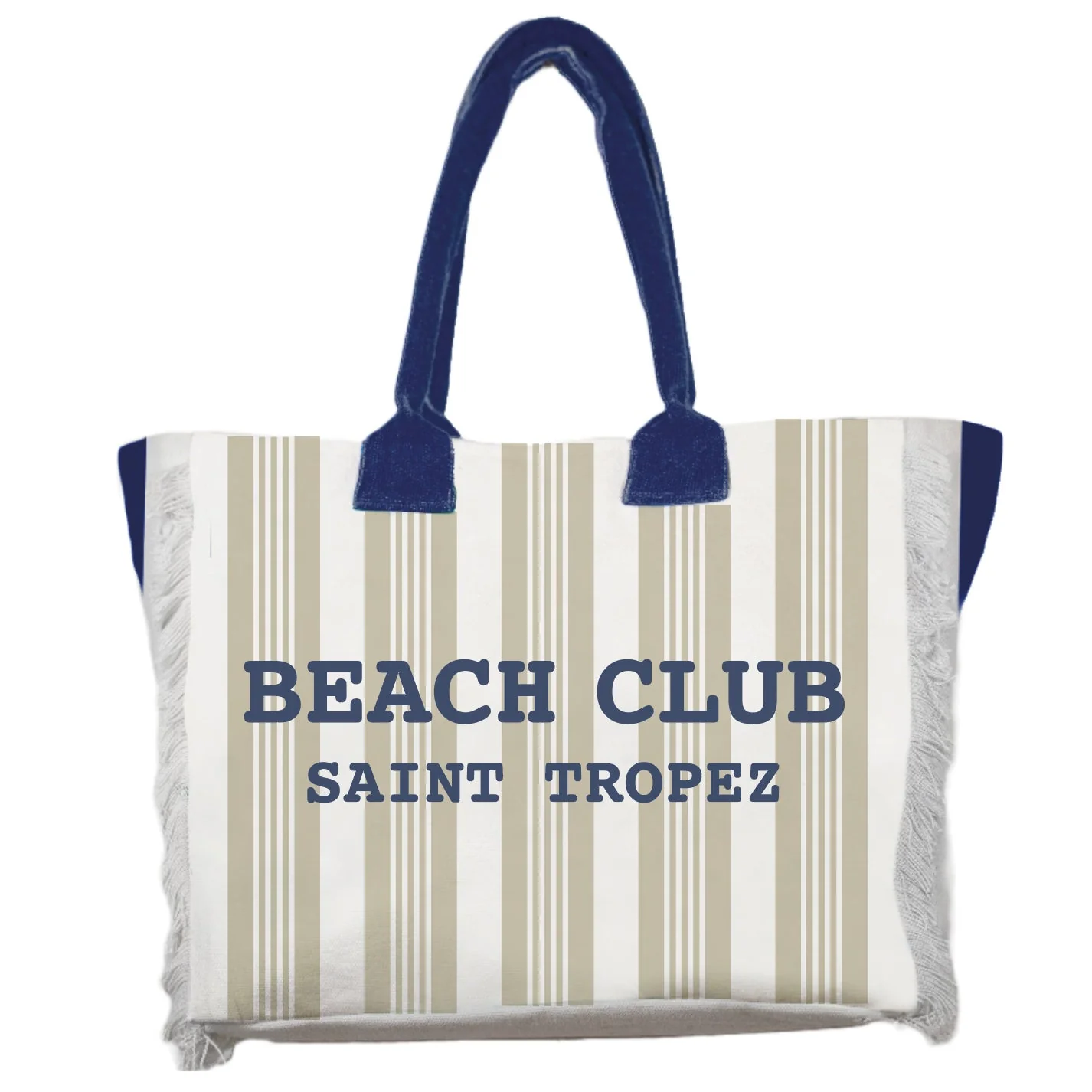Borsa Mare o Trousse in Spugna di Cotone Rigato - Beach Club - Image 6