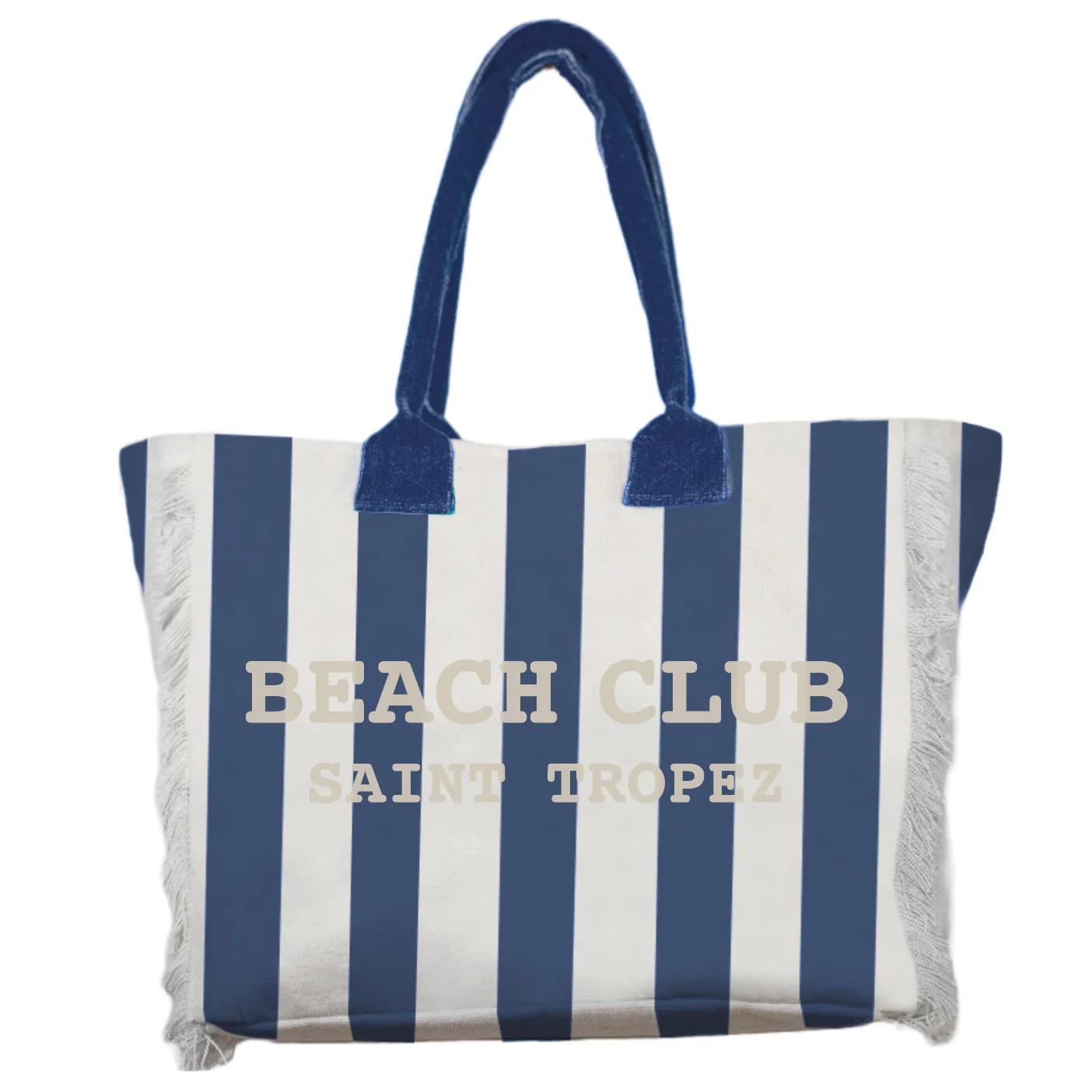 Borsa Mare o Trousse in Spugna di Cotone Rigato - Beach Club - Image 8