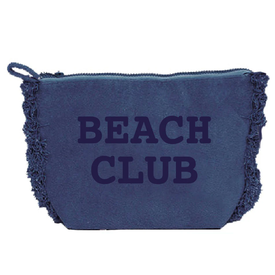 Borsa Mare o Trousse in Spugna di Cotone Tinta Unita - Beach Club - Image 12