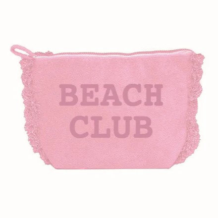 Borsa Mare o Trousse in Spugna di Cotone Tinta Unita - Beach Club - Image 13