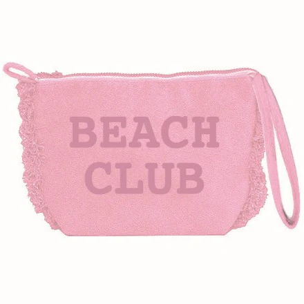 Borsa Mare o Trousse in Spugna di Cotone Tinta Unita - Beach Club - Image 6