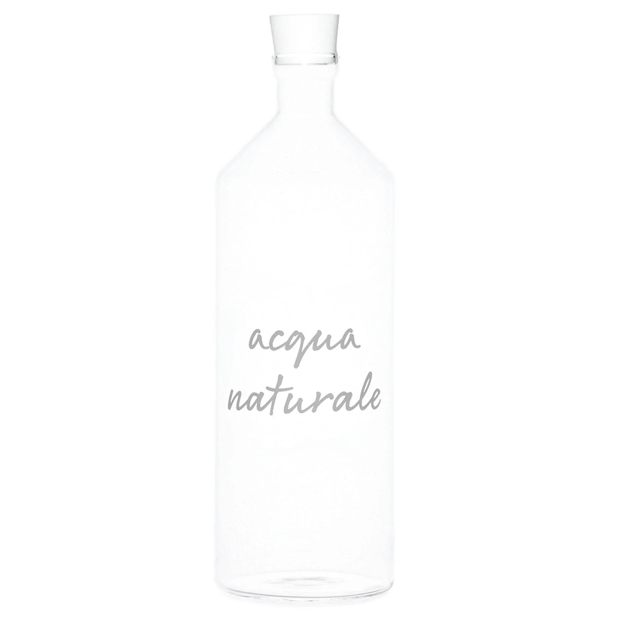 Bottiglia in Vetro Borosilicato Serigrafata - Naturale - Image 2