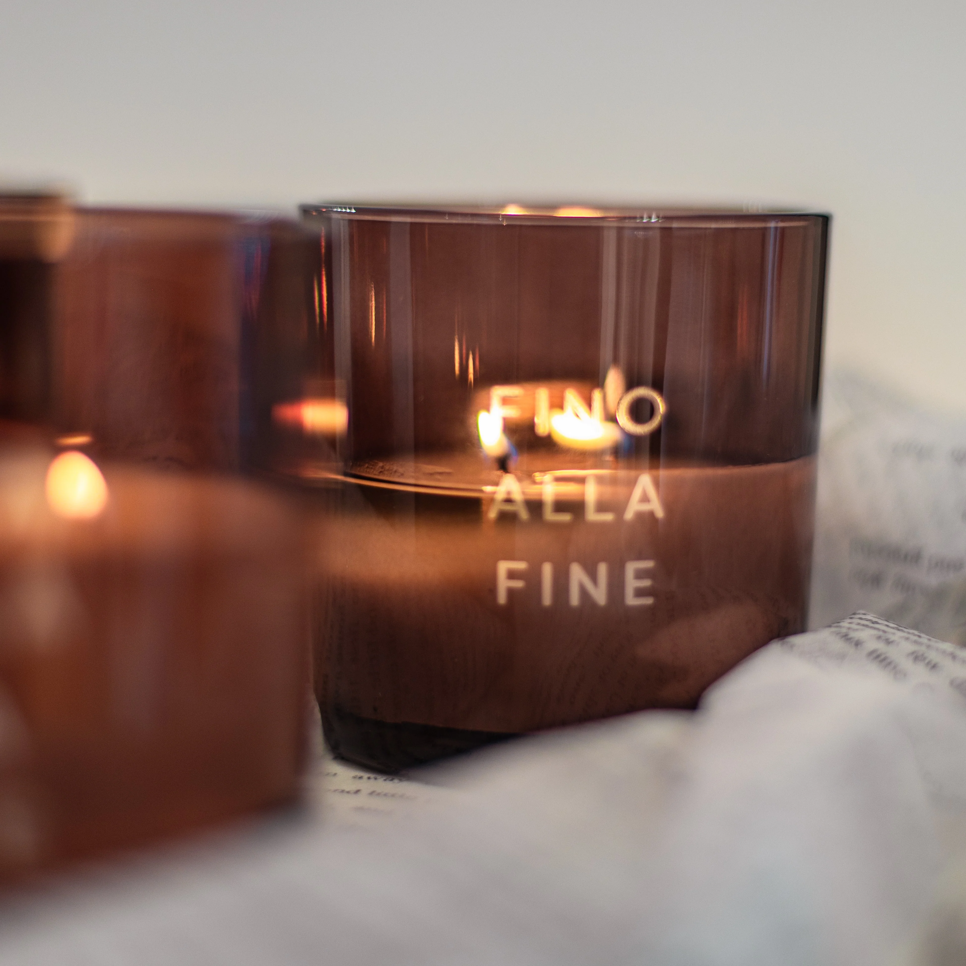 Candela Profumata Fragranza - Fino alla Fine