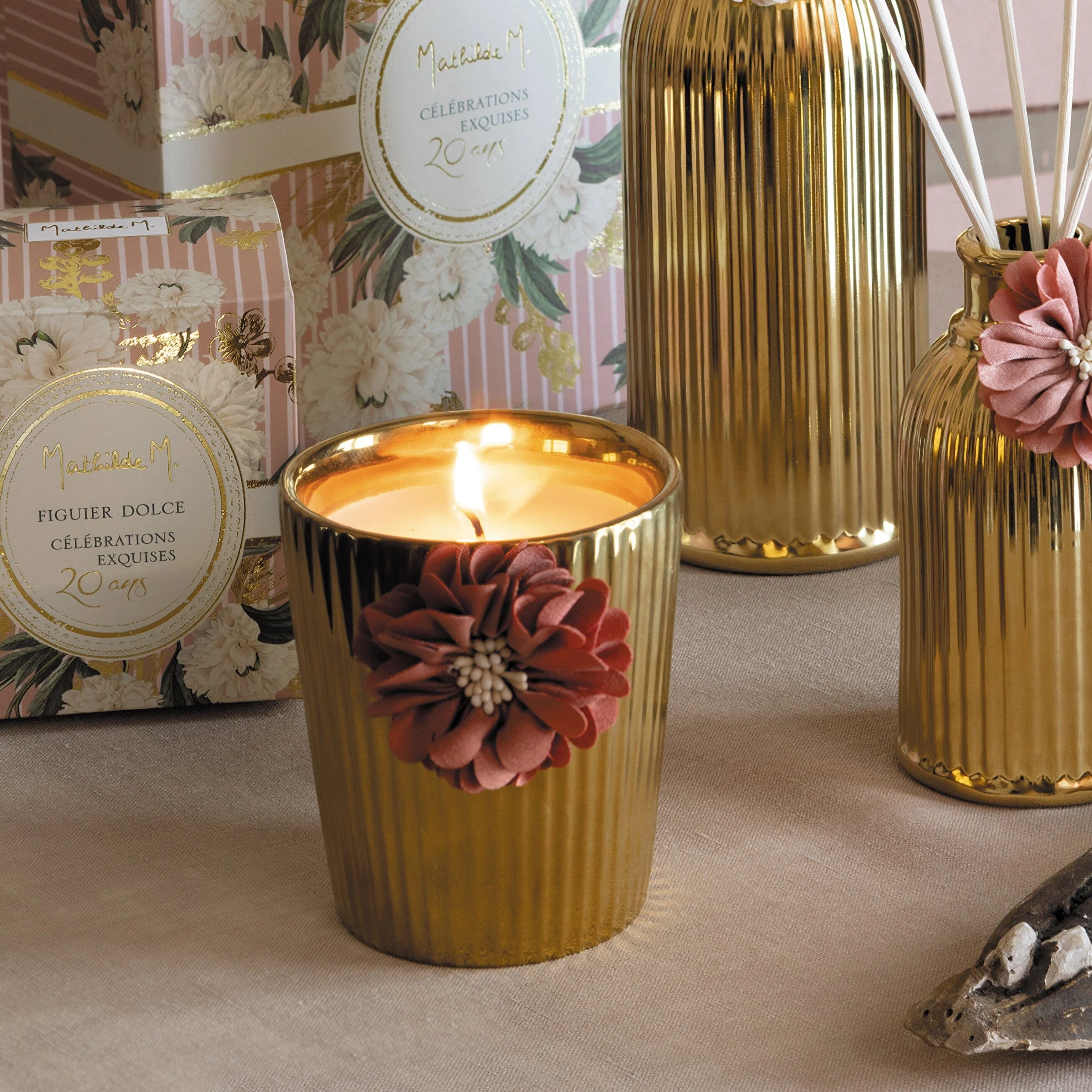 Candela Profumata Fragranza Marquise - Célébrations Exquises