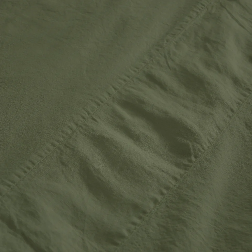 Completo Lenzuola Cotone e Lino StoneWashed No Stiro - Loira - Image 18
