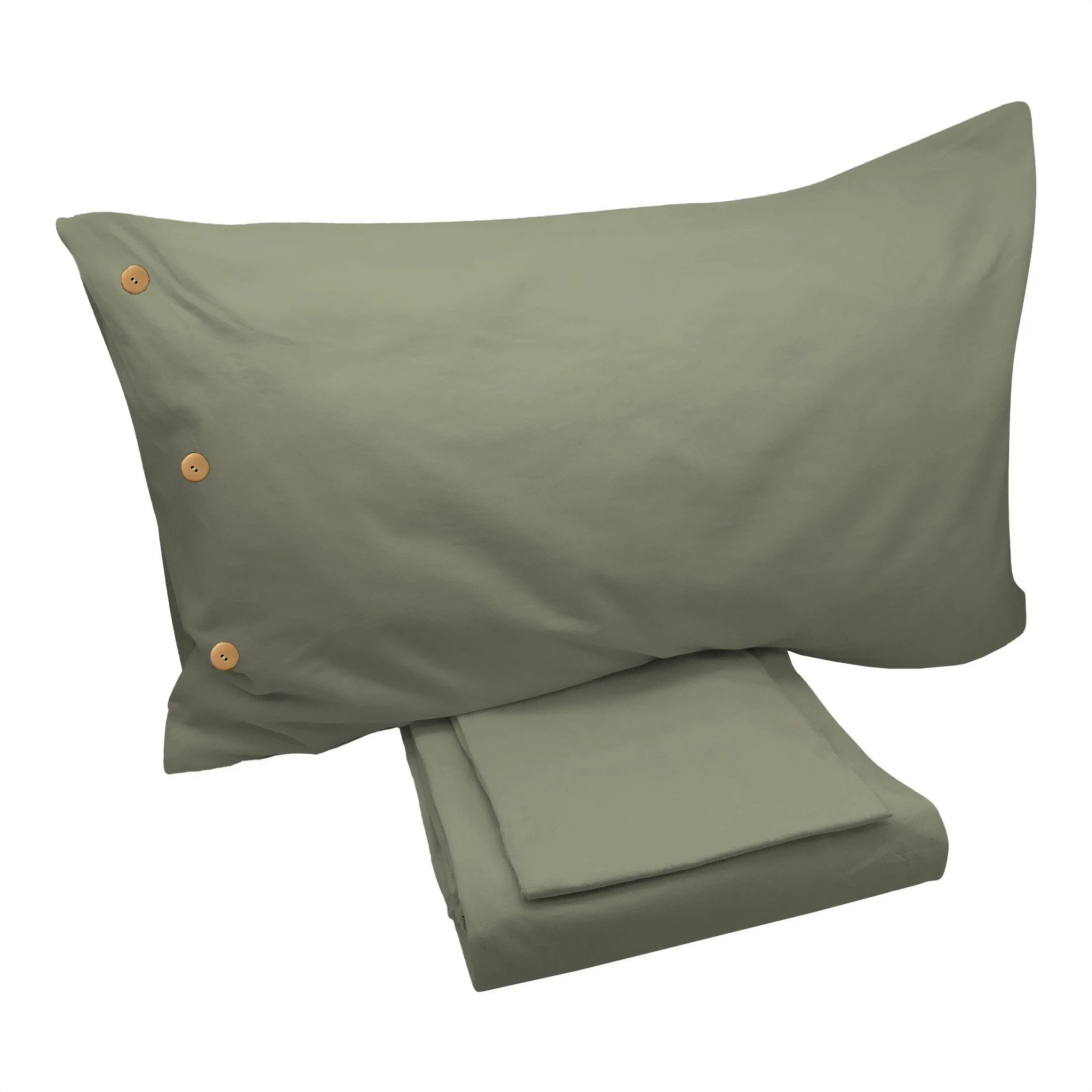 Completo Lenzuola di Cotone StoneWashed No Stiro - Daniel - Image 9