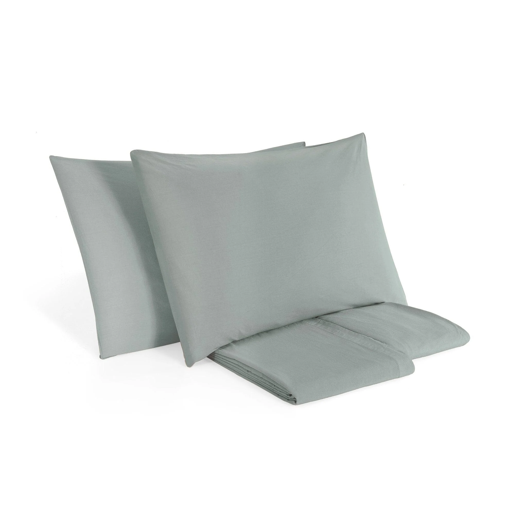 Completo Lenzuola in Puro Cotone StoneWashed No Stiro - Senna - Image 18