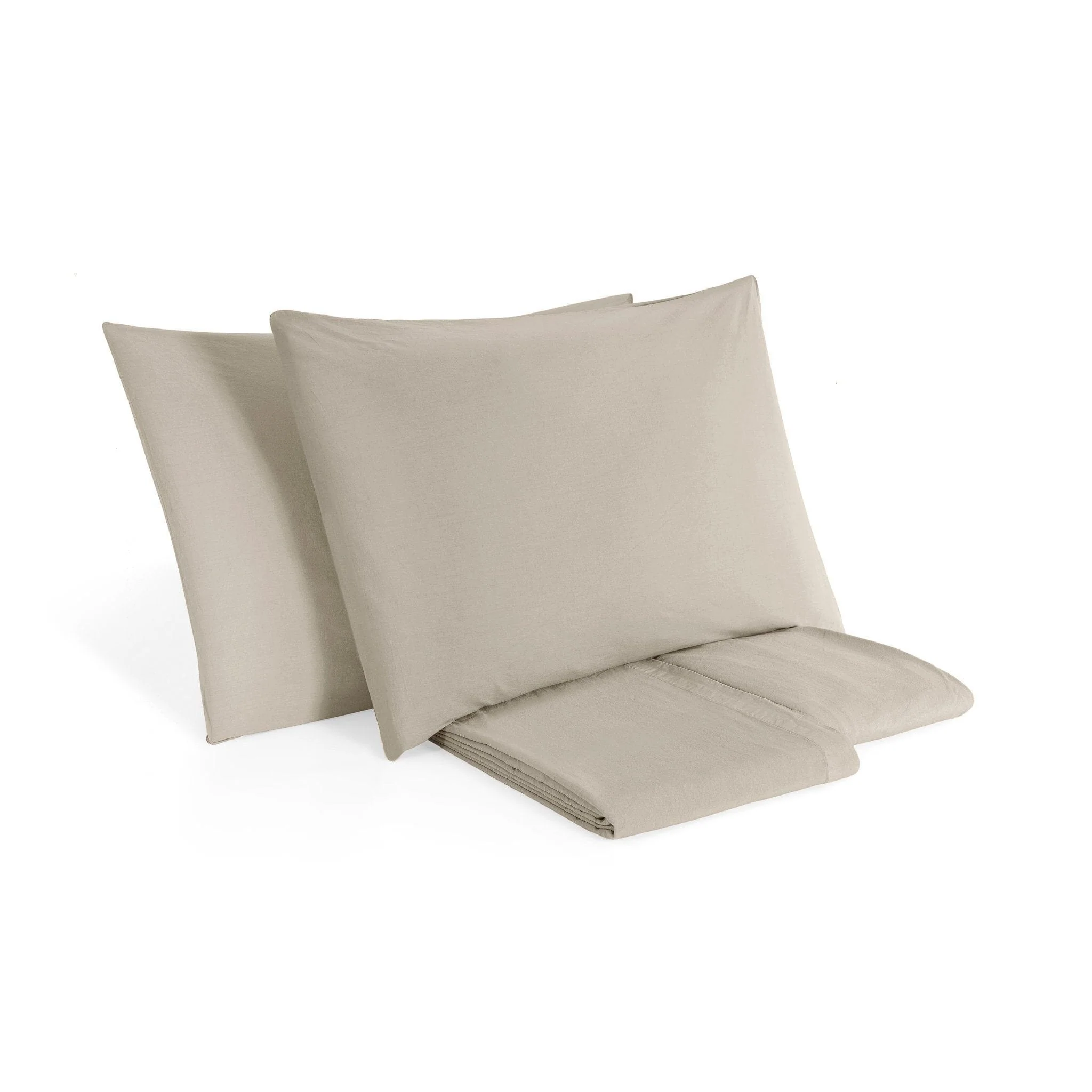Completo Lenzuola in Puro Cotone StoneWashed No Stiro - Senna - Image 5
