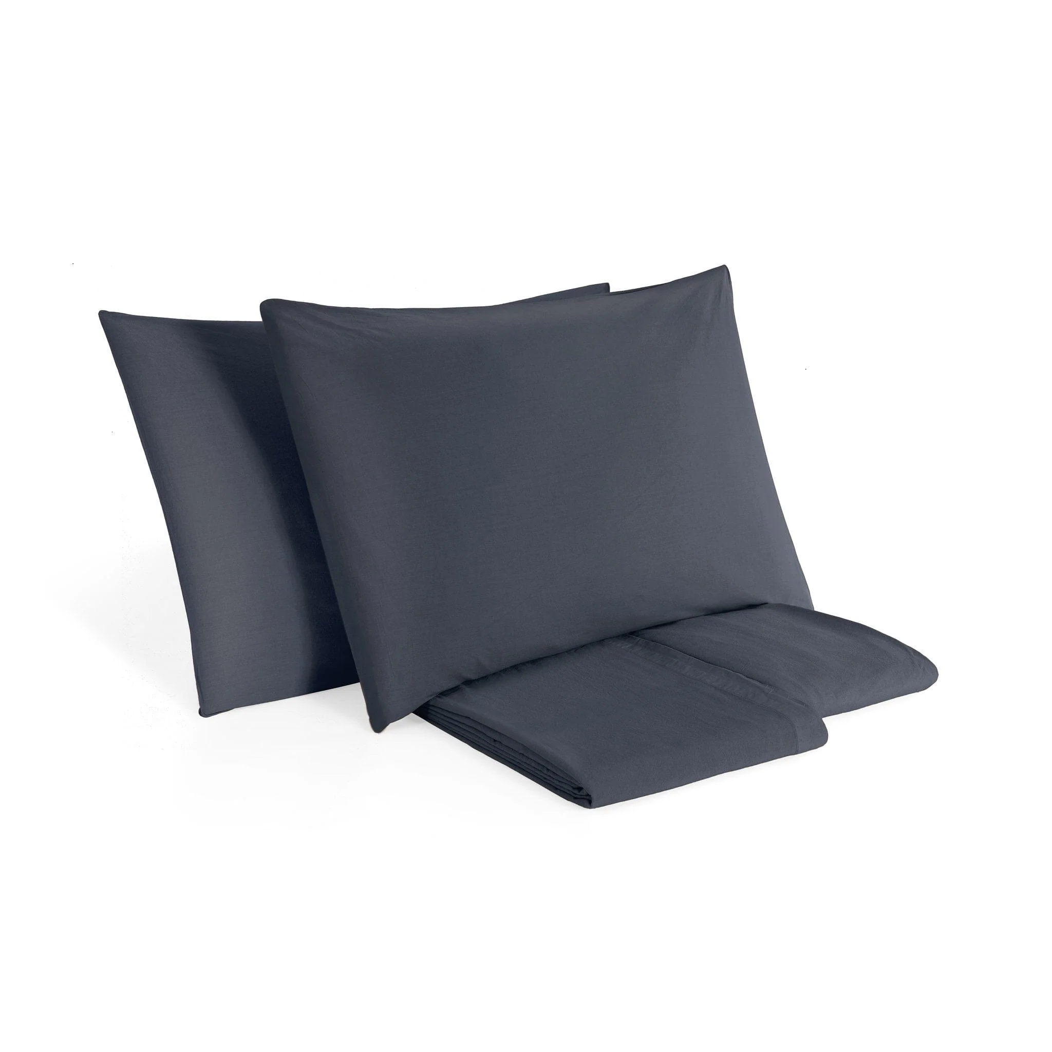 Completo Lenzuola in Puro Cotone StoneWashed No Stiro - Senna - Image 9