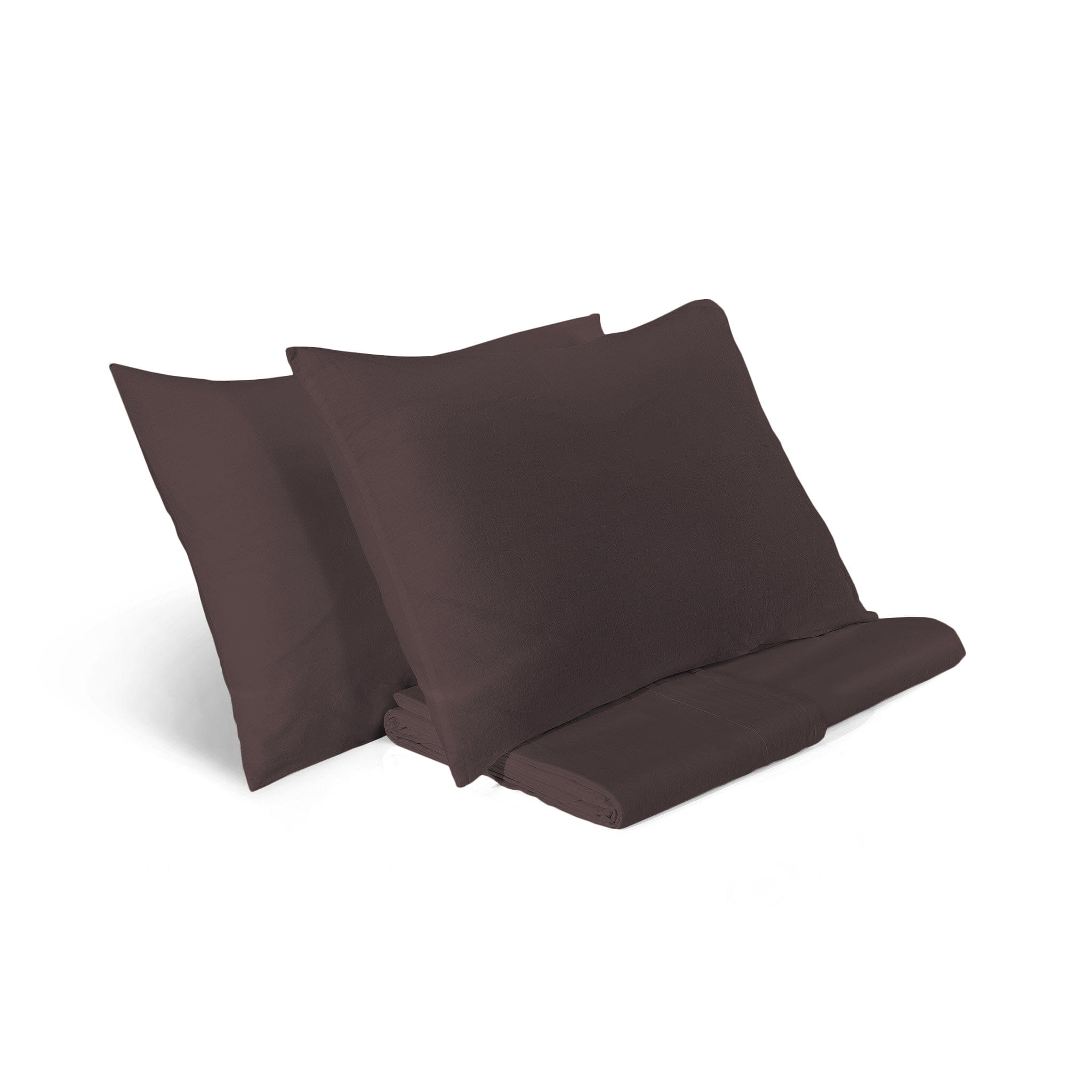 Completo Lenzuola Cotone e Lino StoneWashed No Stiro - Loira - Image 48