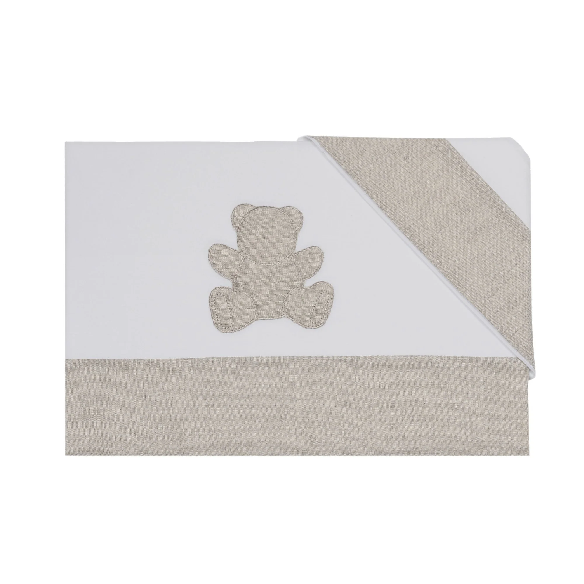 Completo Lenzuoline in Puro Cotone Fantasia Applicata- Teddy - Image 3