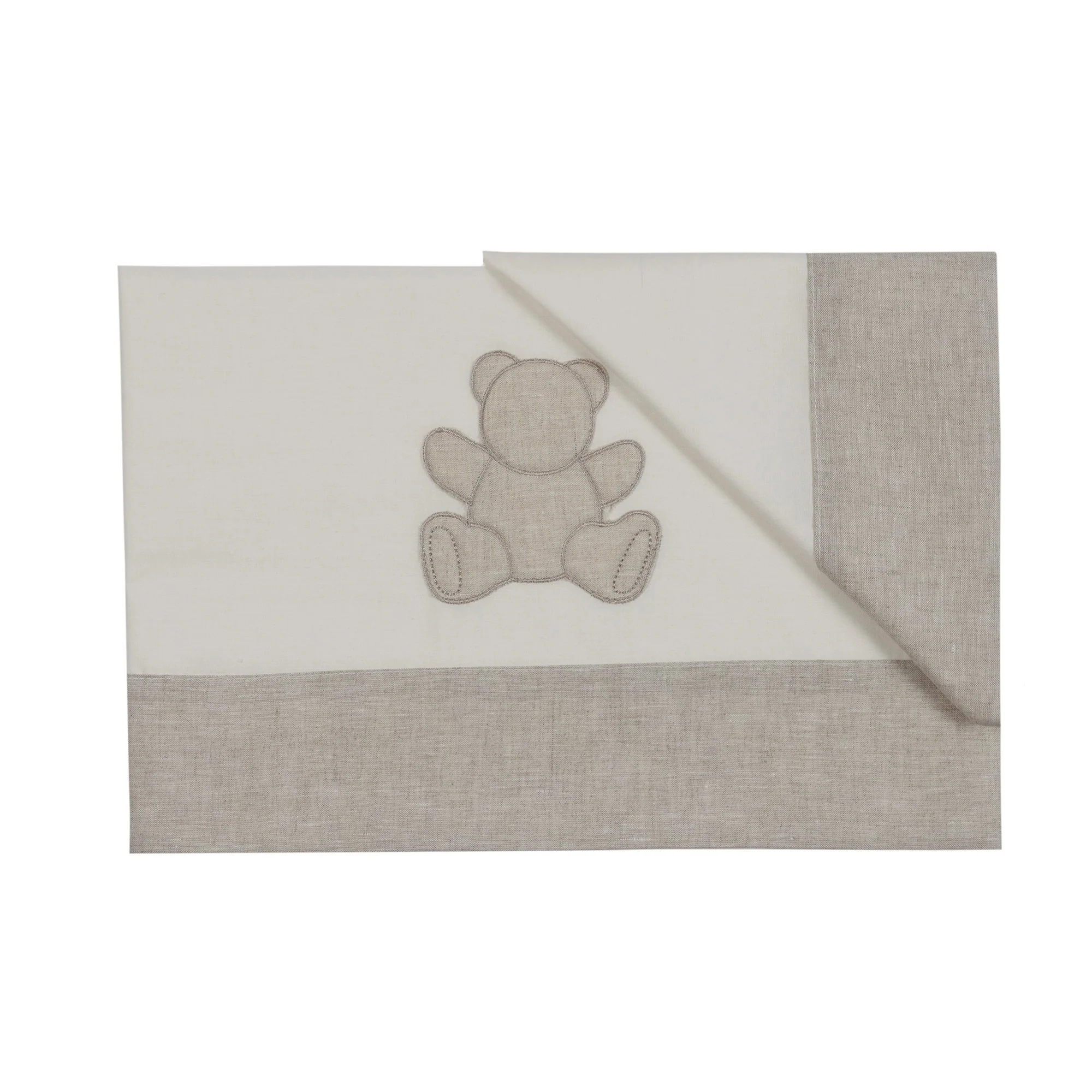 Completo Lenzuoline in Puro Cotone Fantasia Applicata- Teddy - Image 4