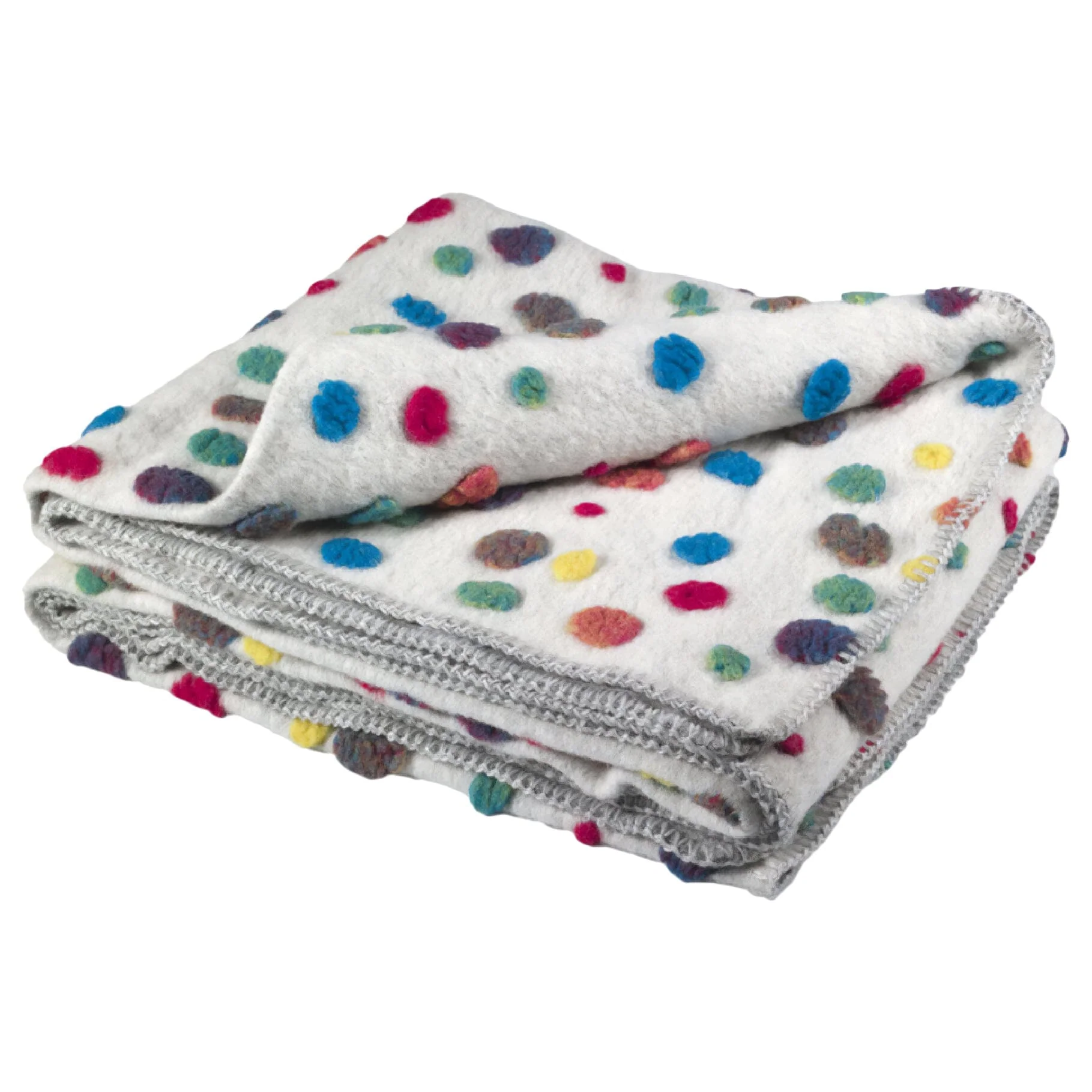 Plaid in Lana Cotta Fantasia - Pois - Image 4