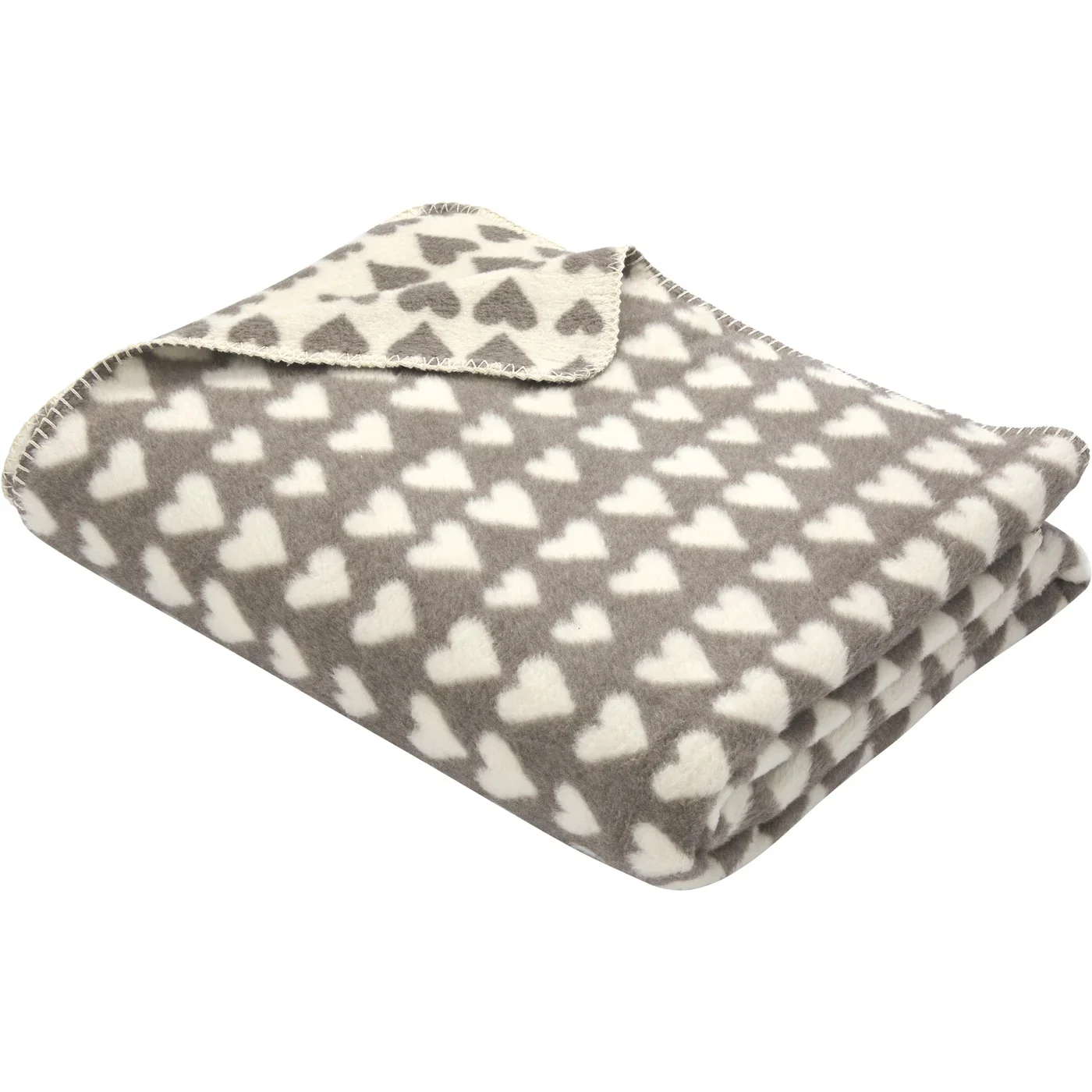 Coperta Invernale in Cotone - Hearts - Image 3