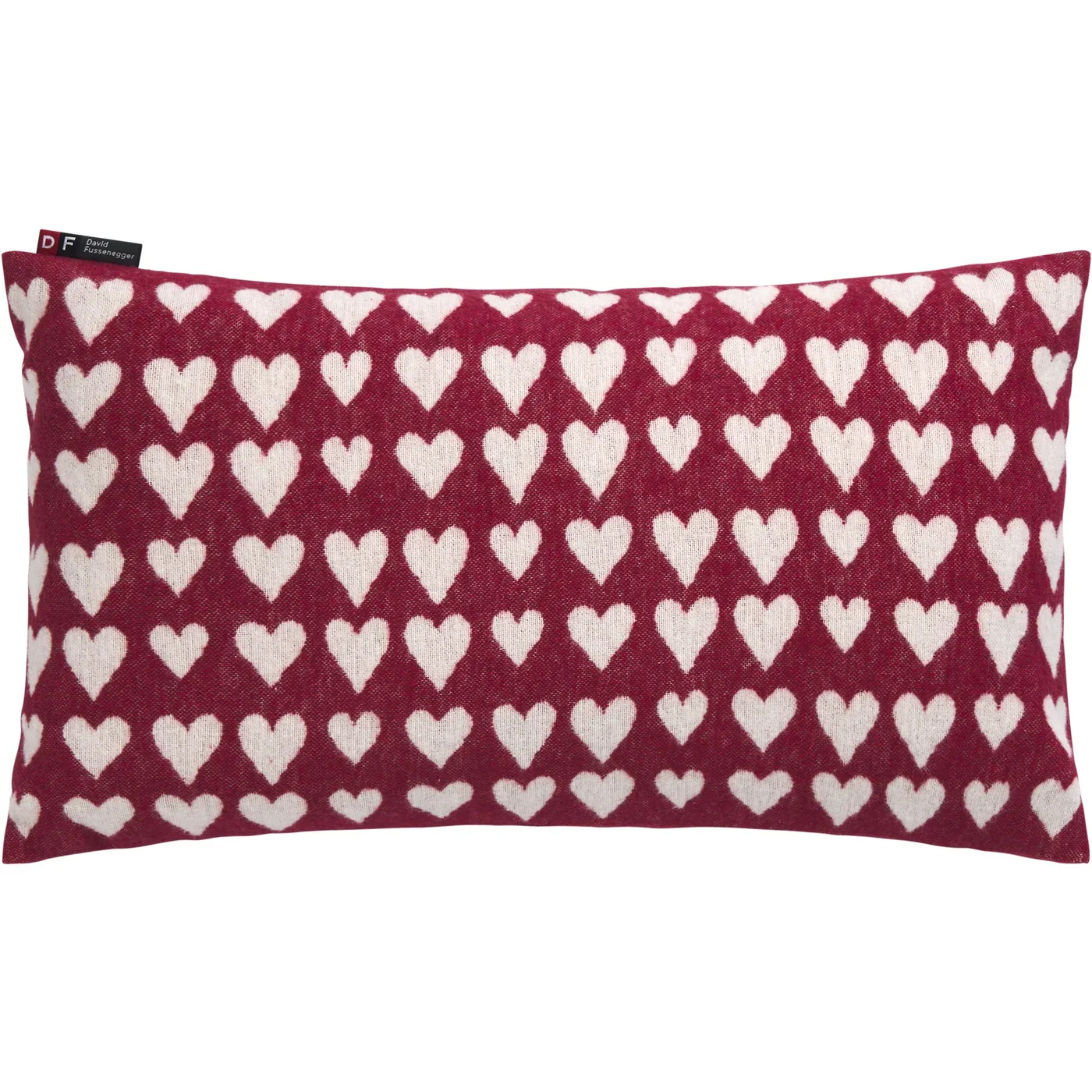 Copricuscino in cotone Fantasia - Hearts - Image 3