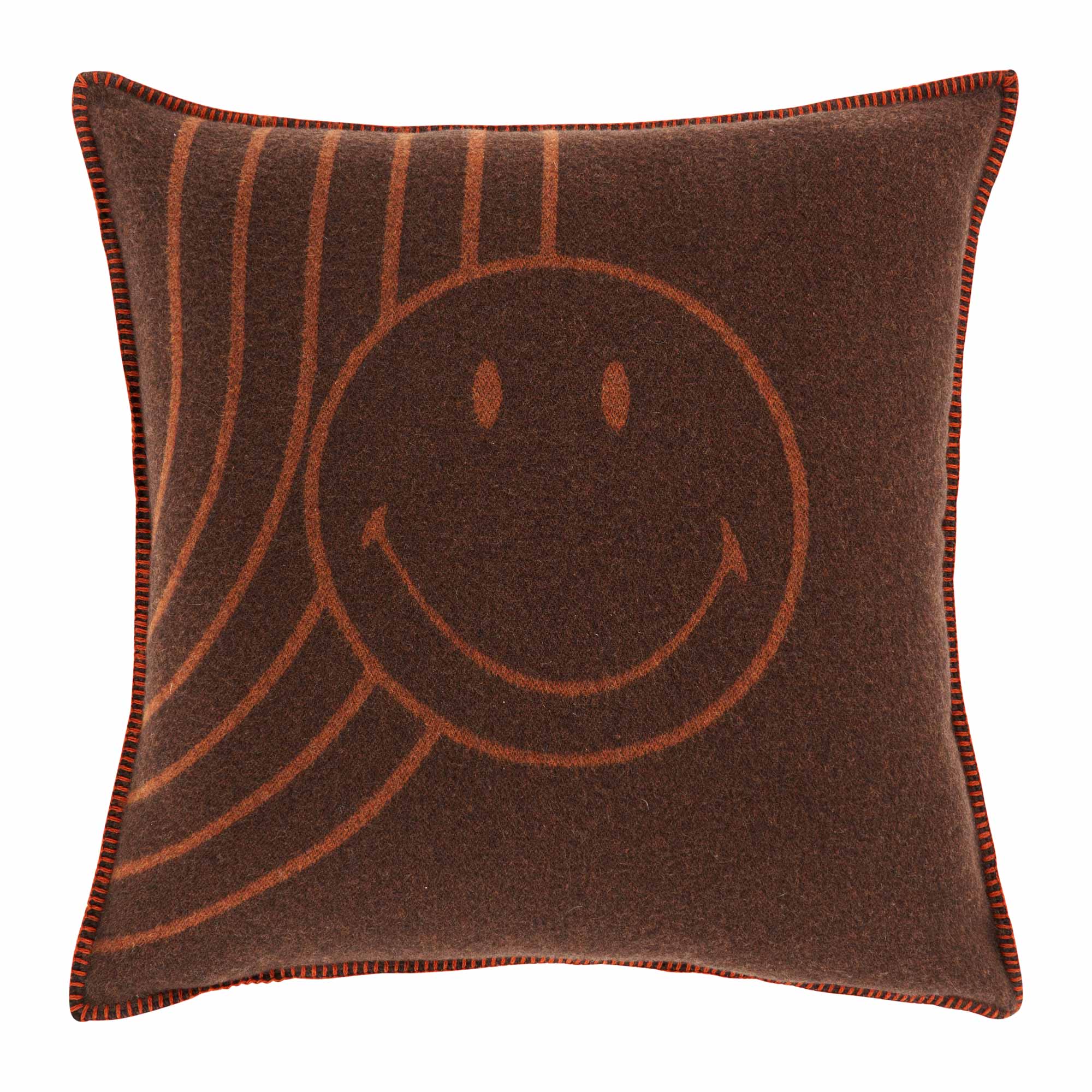 Copricuscino in Lana con Lavorazione Jacquard - Face - Image 10