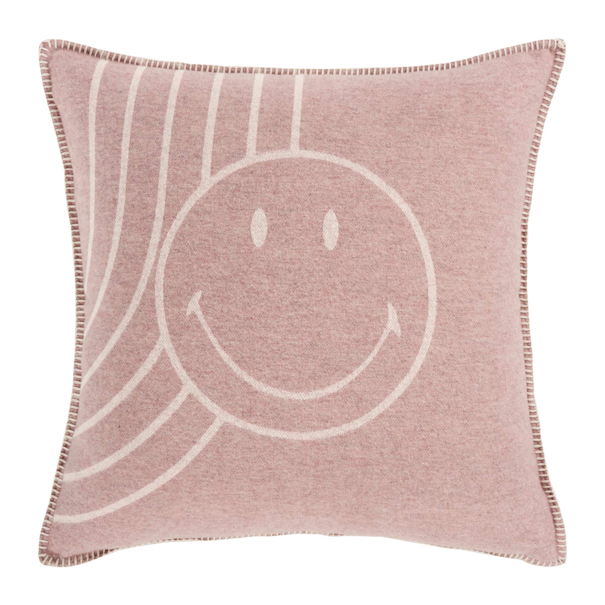 Copricuscino in Lana con Lavorazione Jacquard - Face - Image 12