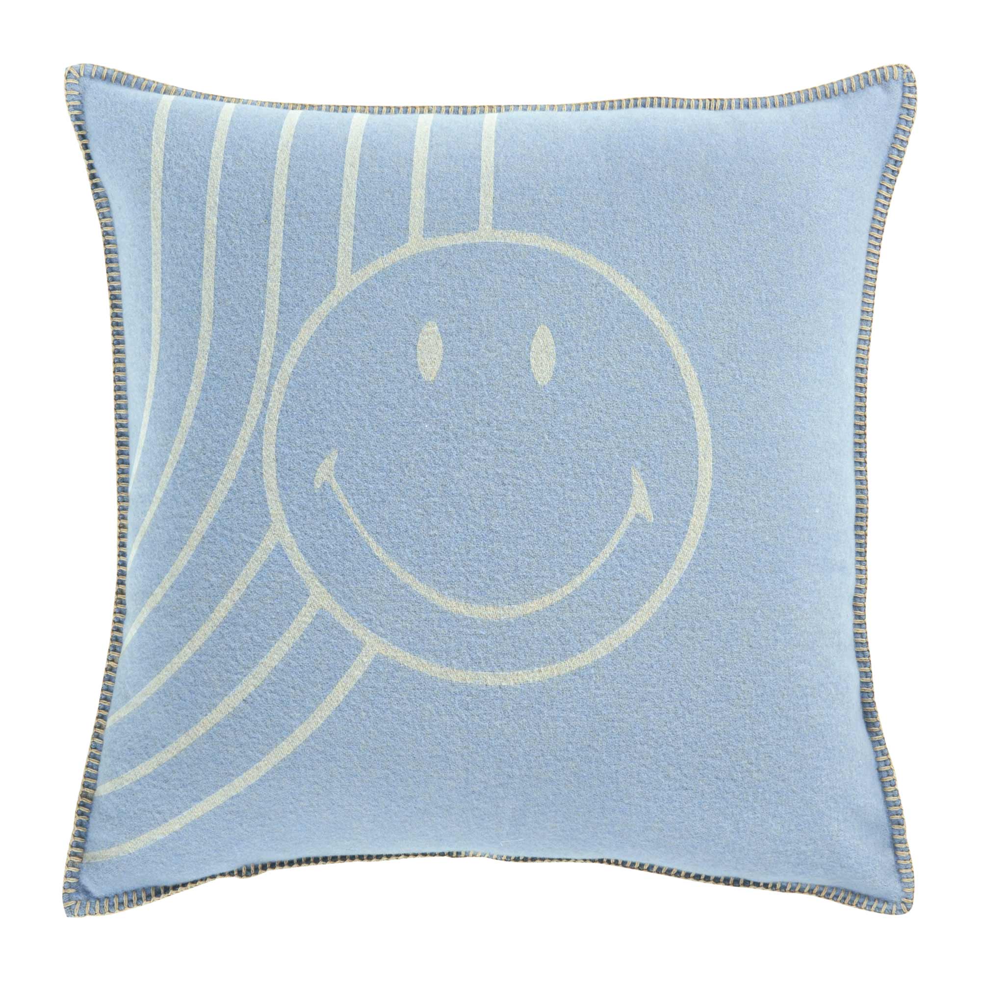Copricuscino in Lana con Lavorazione Jacquard - Face - Image 14