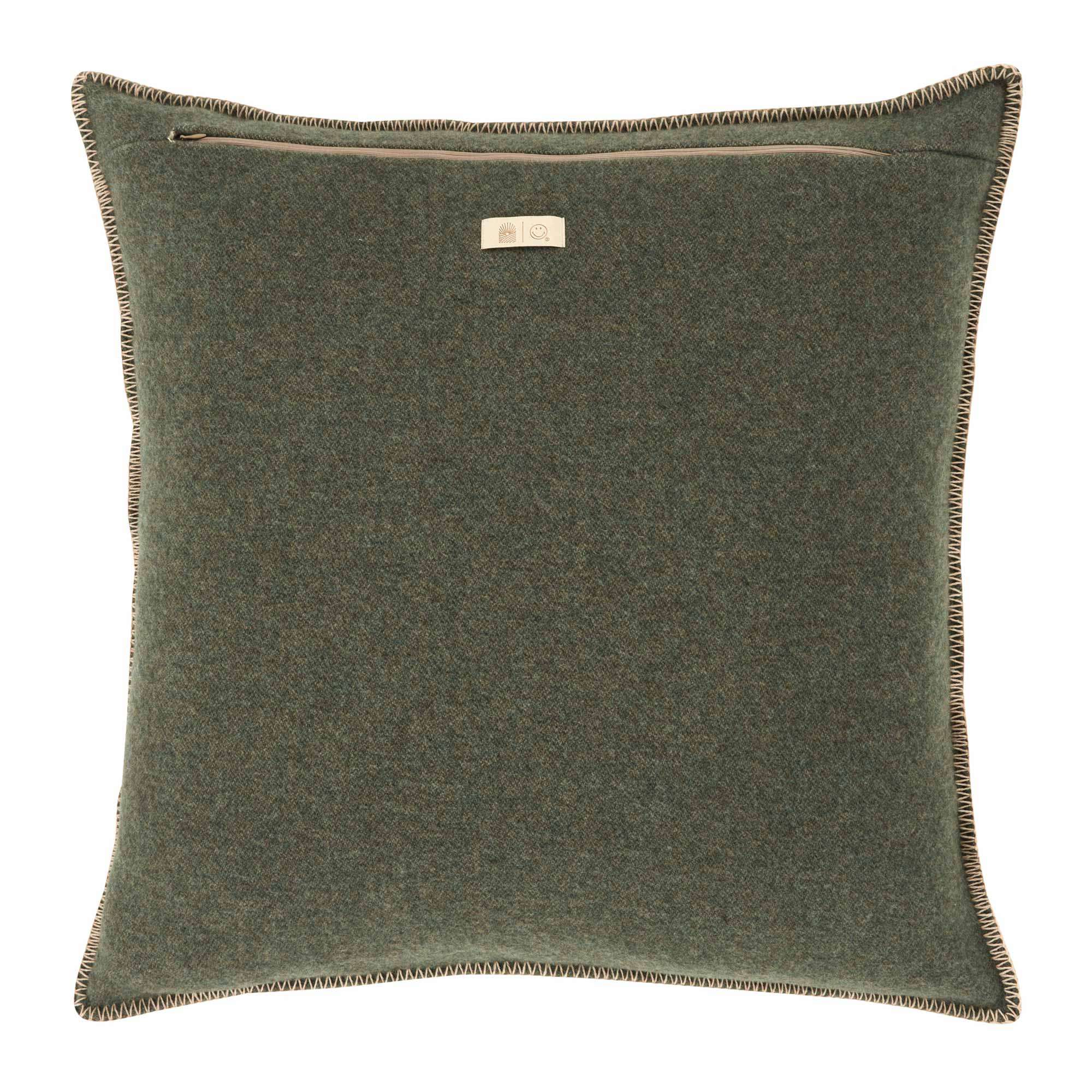 Copricuscino in Lana con Lavorazione Jacquard - Face - Image 21