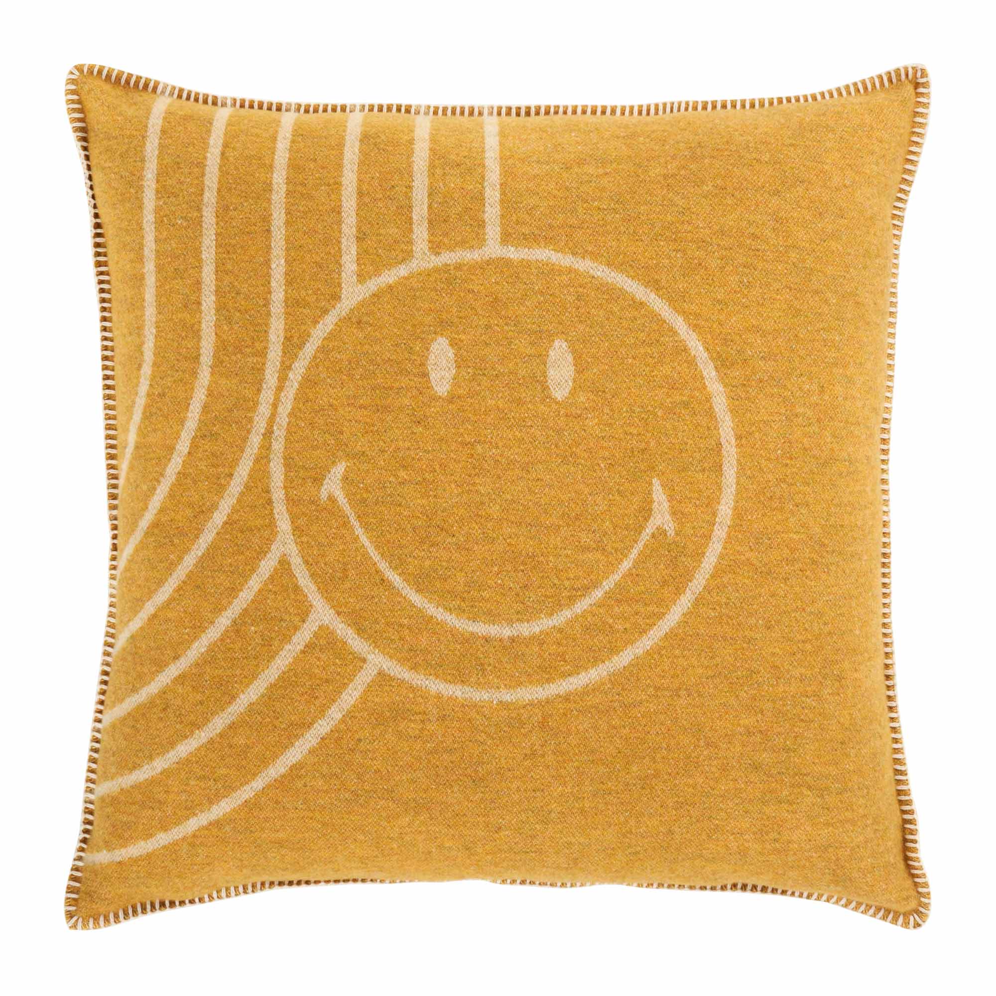 Copricuscino in Lana con Lavorazione Jacquard - Face - Image 8