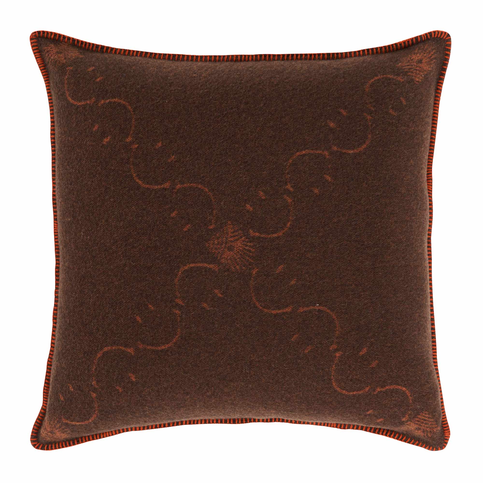 Copricuscino in Lana con Lavorazione Jacquard - Pattern - Image 10