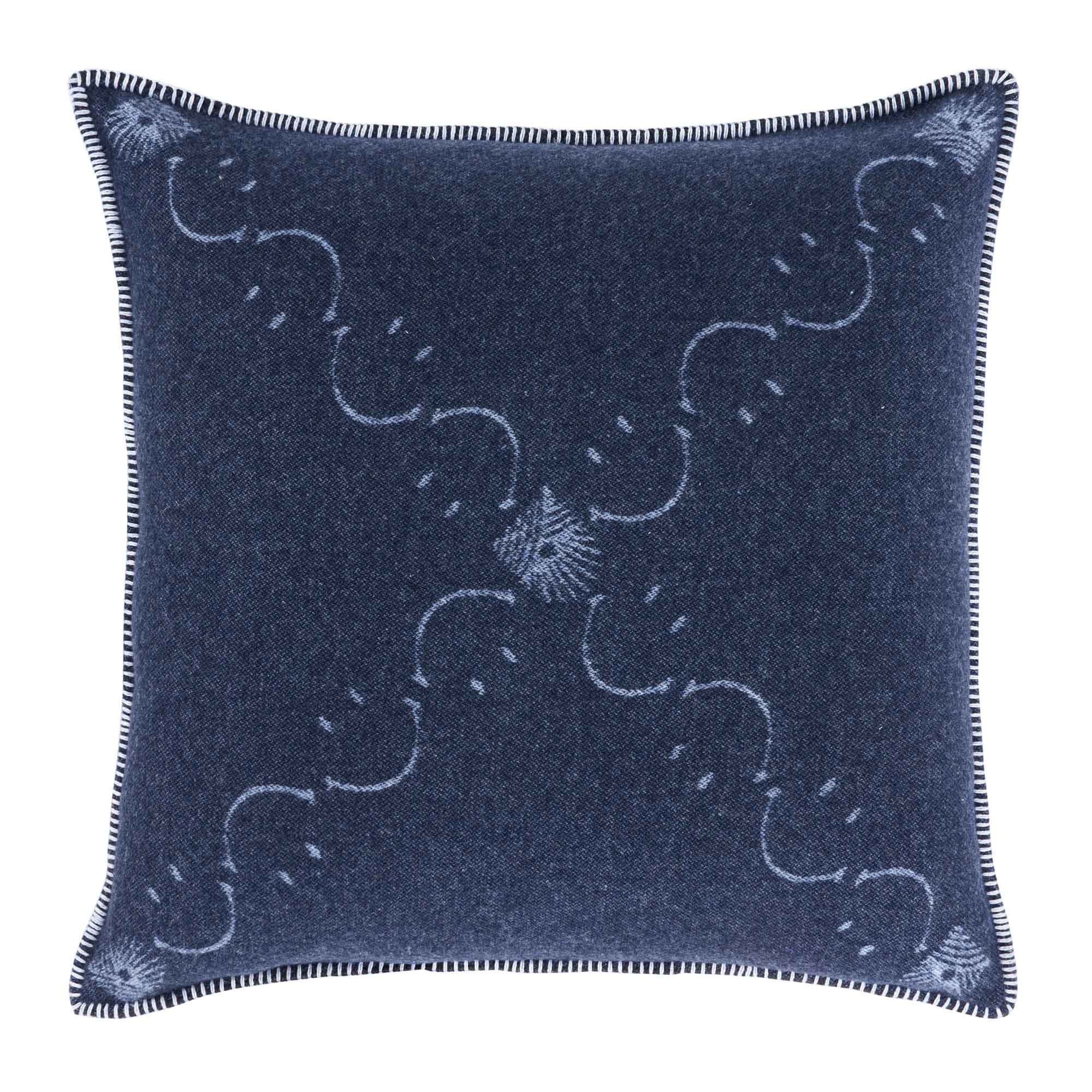 Copricuscino in Lana con Lavorazione Jacquard - Pattern - Image 18