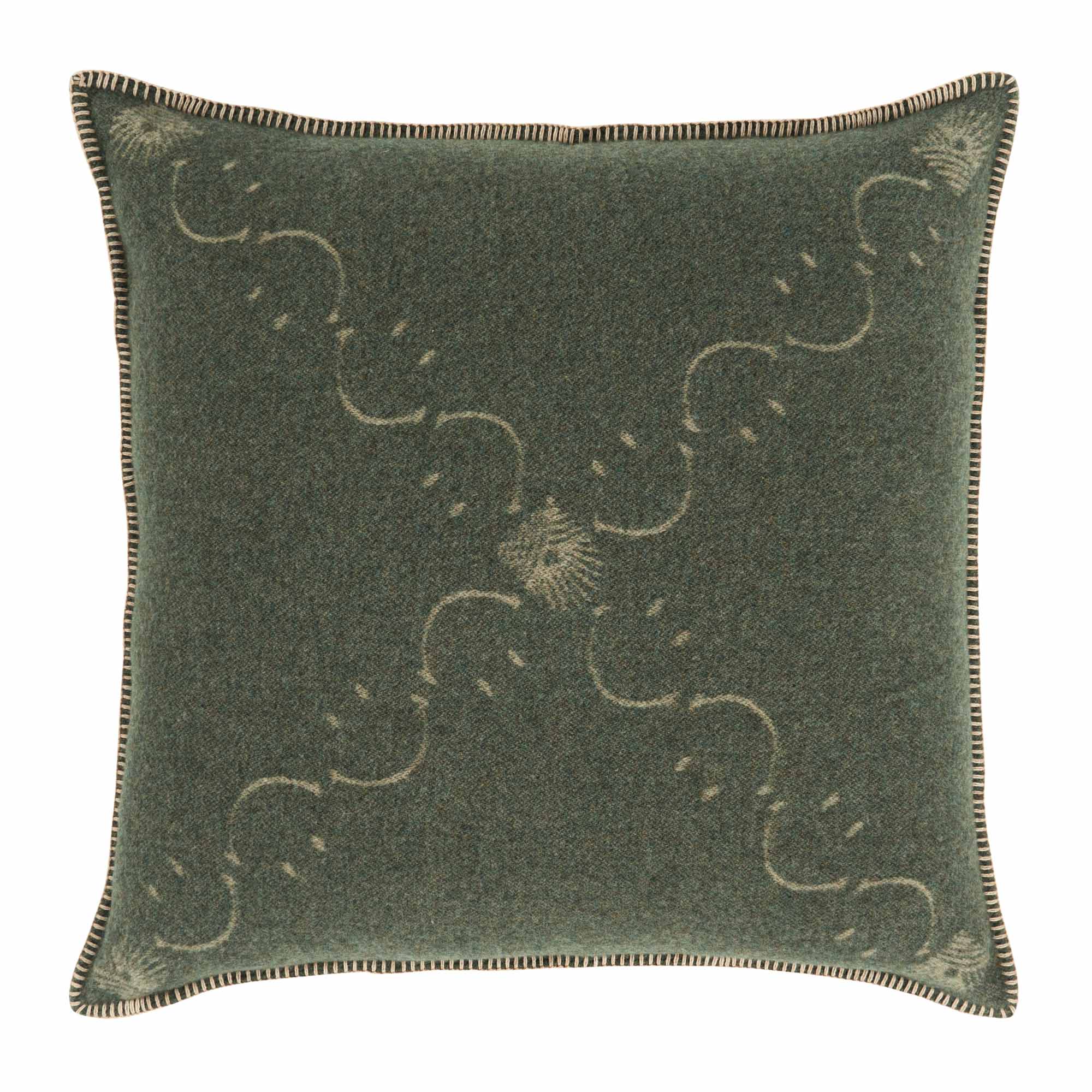 Copricuscino in Lana con Lavorazione Jacquard - Pattern - Image 20